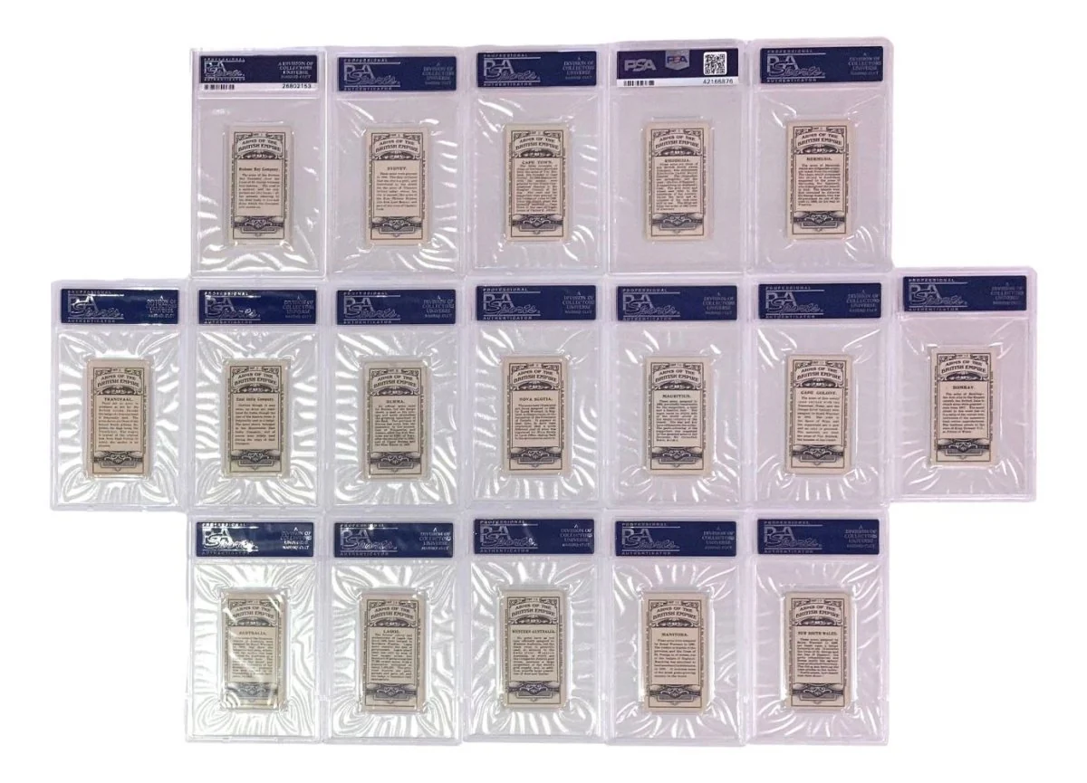1900 C42 Imperial Tobacco Co Arms Of The British Empire PSA Graded Complete Set - Image 4