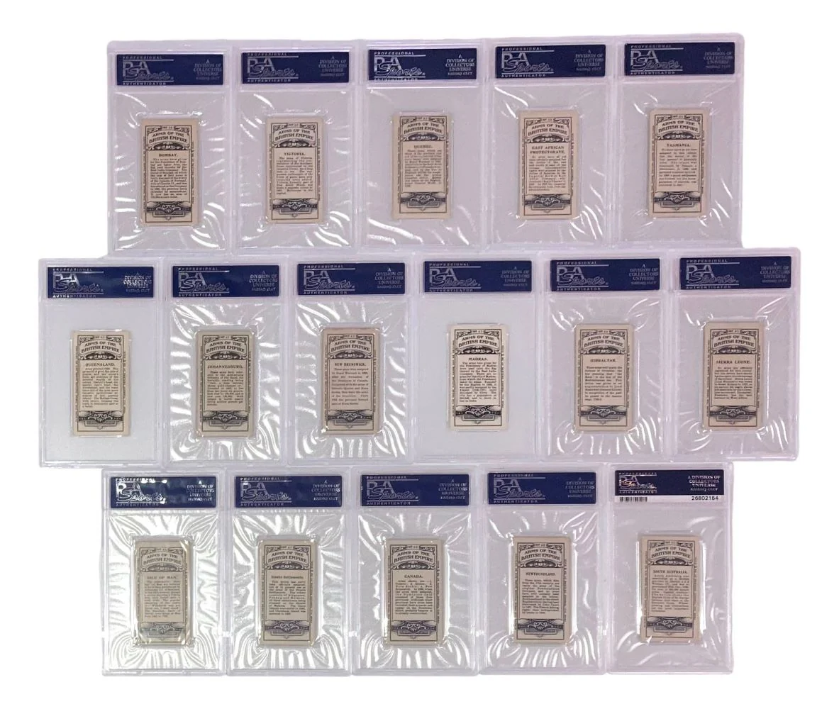 1900 C42 Imperial Tobacco Co Arms Of The British Empire PSA Graded Complete Set - Image 6