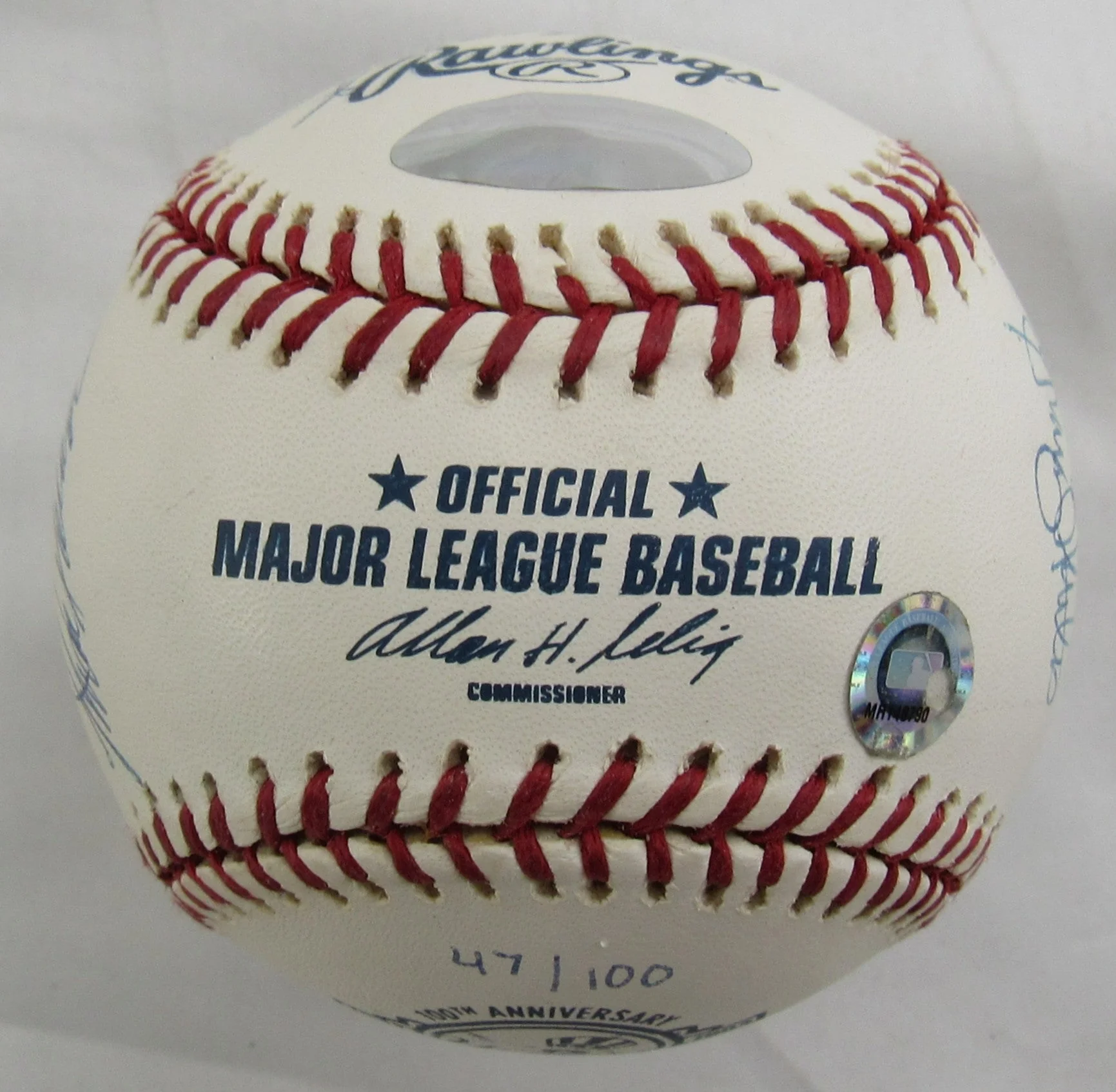 New York Yankees Greats Signed Rawlings Baseball Steiner COA - Derek Jeter, Reggie Jackson - Image 3