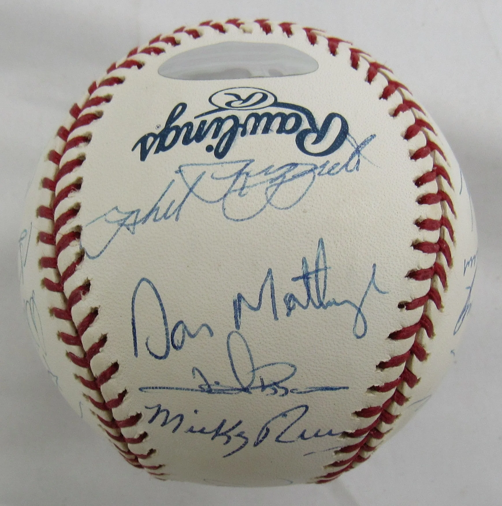 New York Yankees Greats Signed Rawlings Baseball Steiner COA - Derek Jeter, Reggie Jackson - Image 4