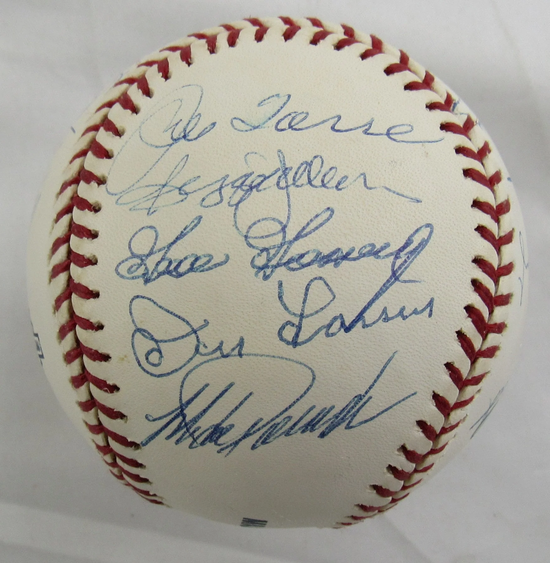 New York Yankees Greats Signed Rawlings Baseball Steiner COA - Derek Jeter, Reggie Jackson - Image 5