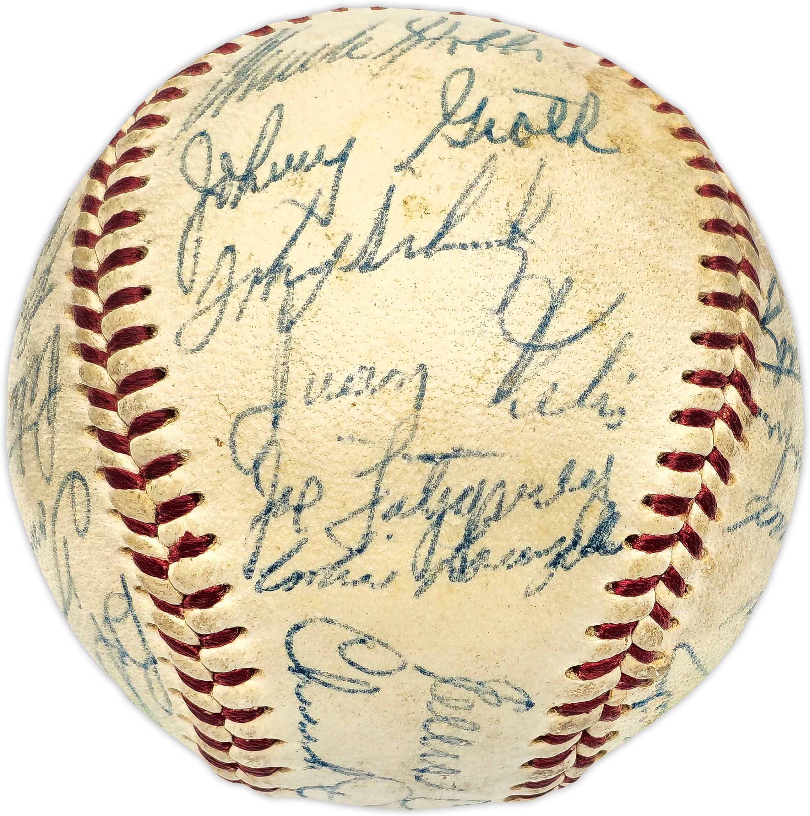 1955 Washington Senators Team Signed Autographed Official Harridge AL Baseball With 27 Signatures Including Harmon Killebrew (Rookie) Beckett BAS #AD43530 - Image 4