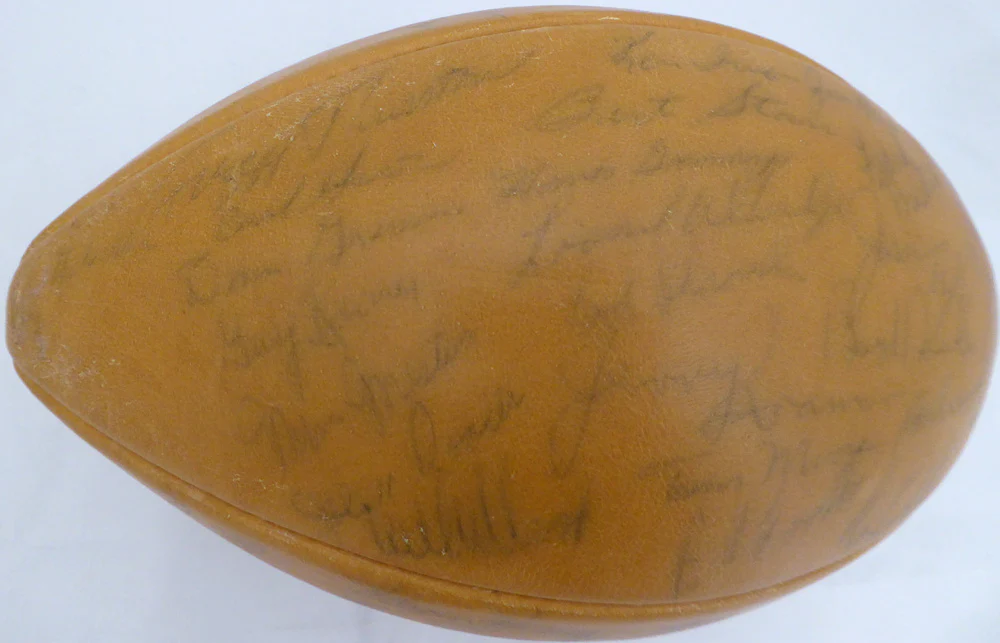1963 Green Bay Packers Team Autographed Official Wilson Football With 45 Signatures Including Vince Lombardi & Bart Starr PSA/DNA #AB03597 - Image 4
