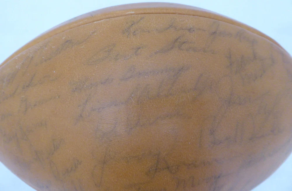 1963 Green Bay Packers Team Autographed Official Wilson Football With 45 Signatures Including Vince Lombardi & Bart Starr PSA/DNA #AB03597 - Image 5