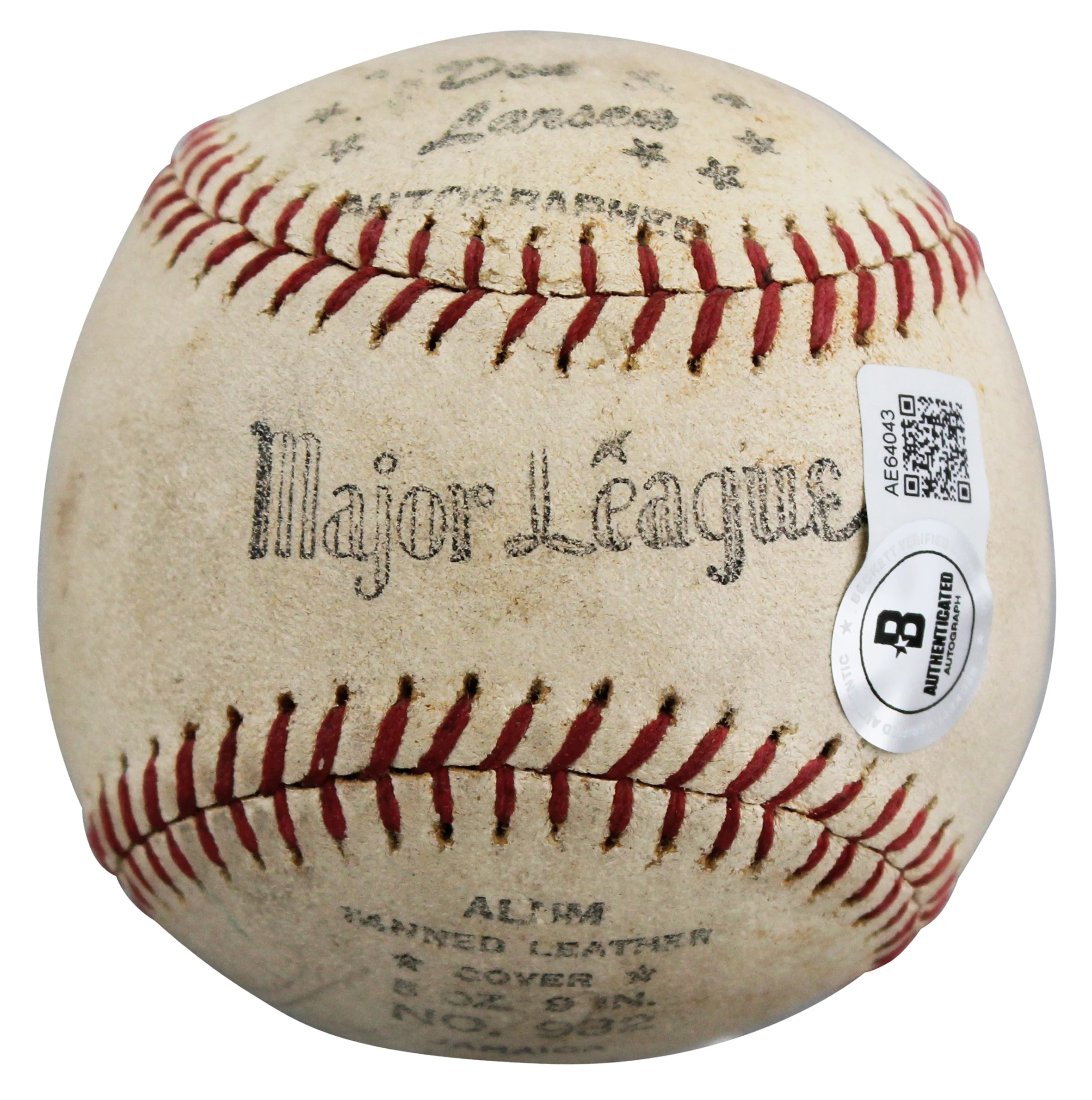1973 Braves Niekro, Evans & Johnny Bench Signed Major League Baseball BAS LOA - Image 6