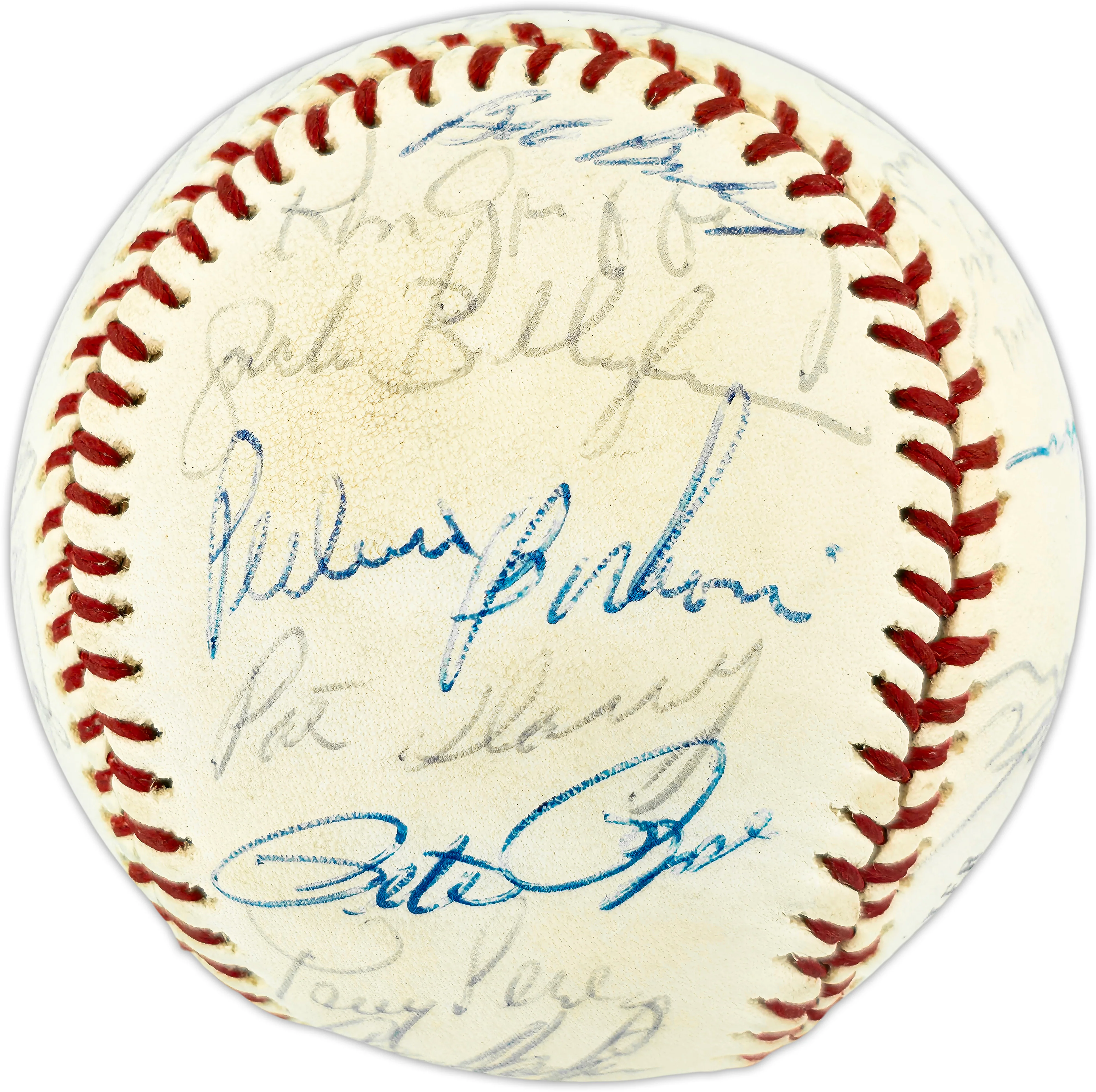 1976 Cincinnati Reds World Series Champions Autographed Official Feeney NL Baseball "With 28 Signatures Including Pete Rose & Johnny Bench" Beckett BAS & PSA/DNA #AR07411 - Image 3