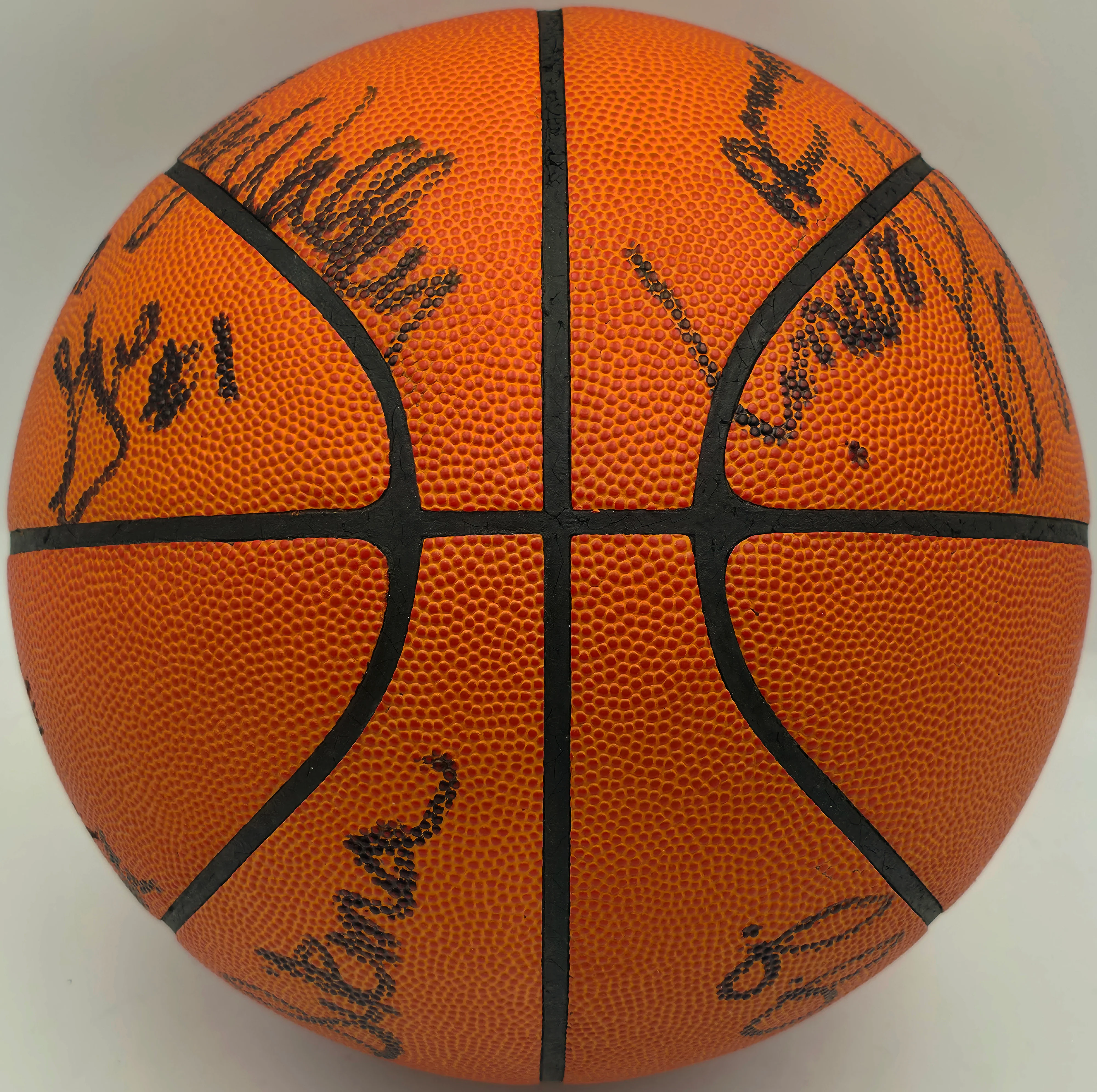 1977-78 Seattle Supersonics Team Autographed Wilson Official NBA Leather Game Ball Basketball With 11 Signatures Including Fred "Downtown" Brown Beckett BAS #AE31355 - Image 5