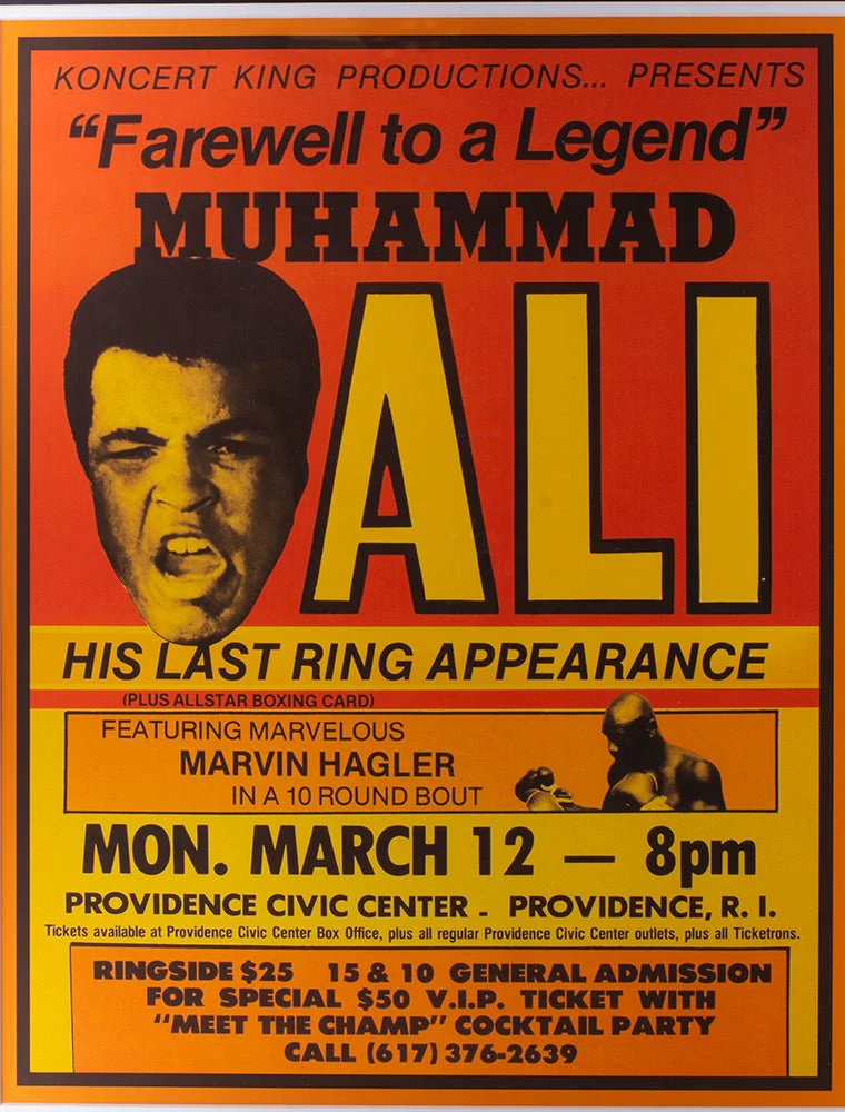 1979 Muhammad Ali Farewell To A Legend Framed Boxing Fight Poster - Image 2
