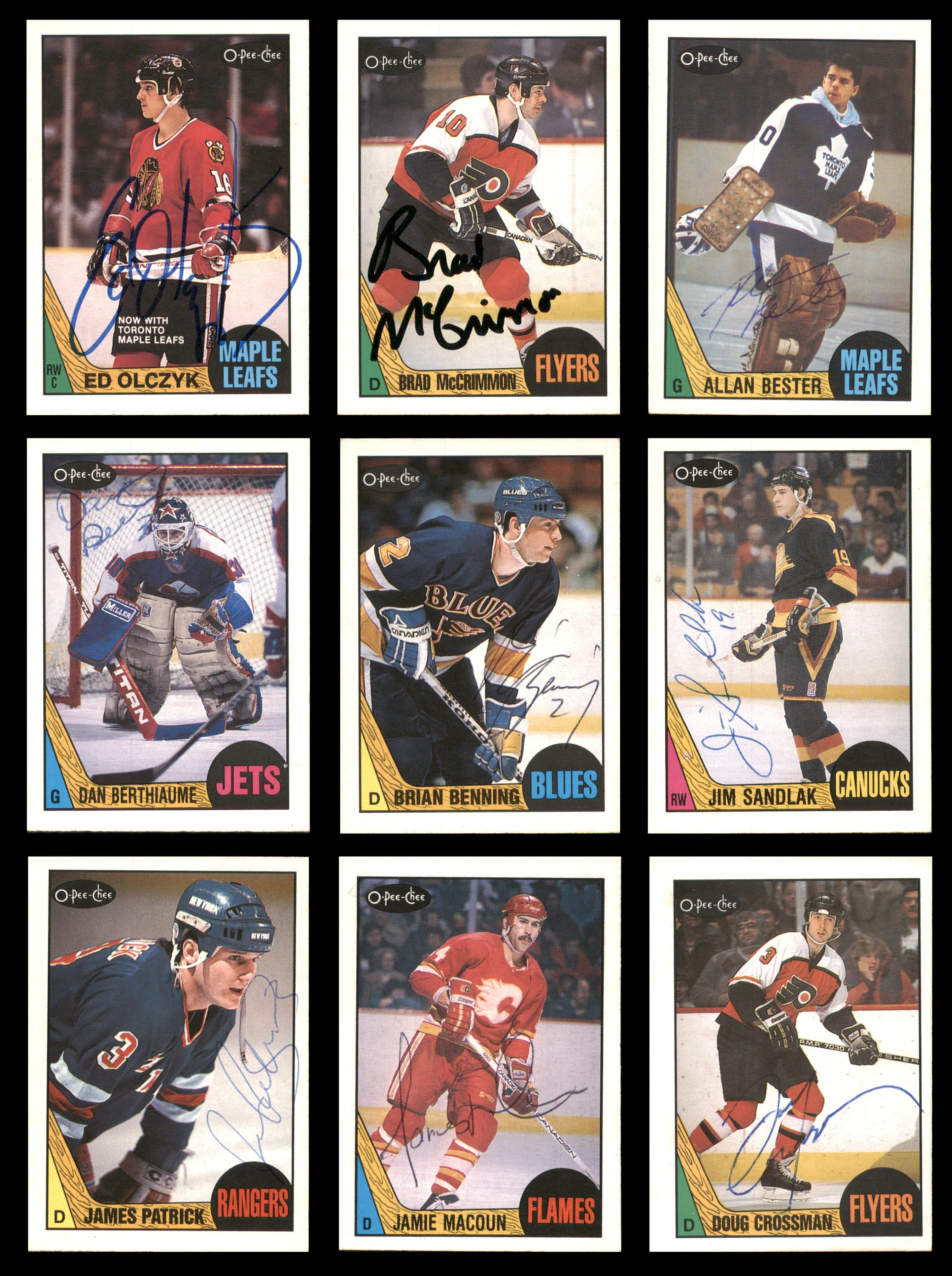 1981-1990 Hockey Autographed Cards (67 Count Lot) SKU #257882 - Image 3