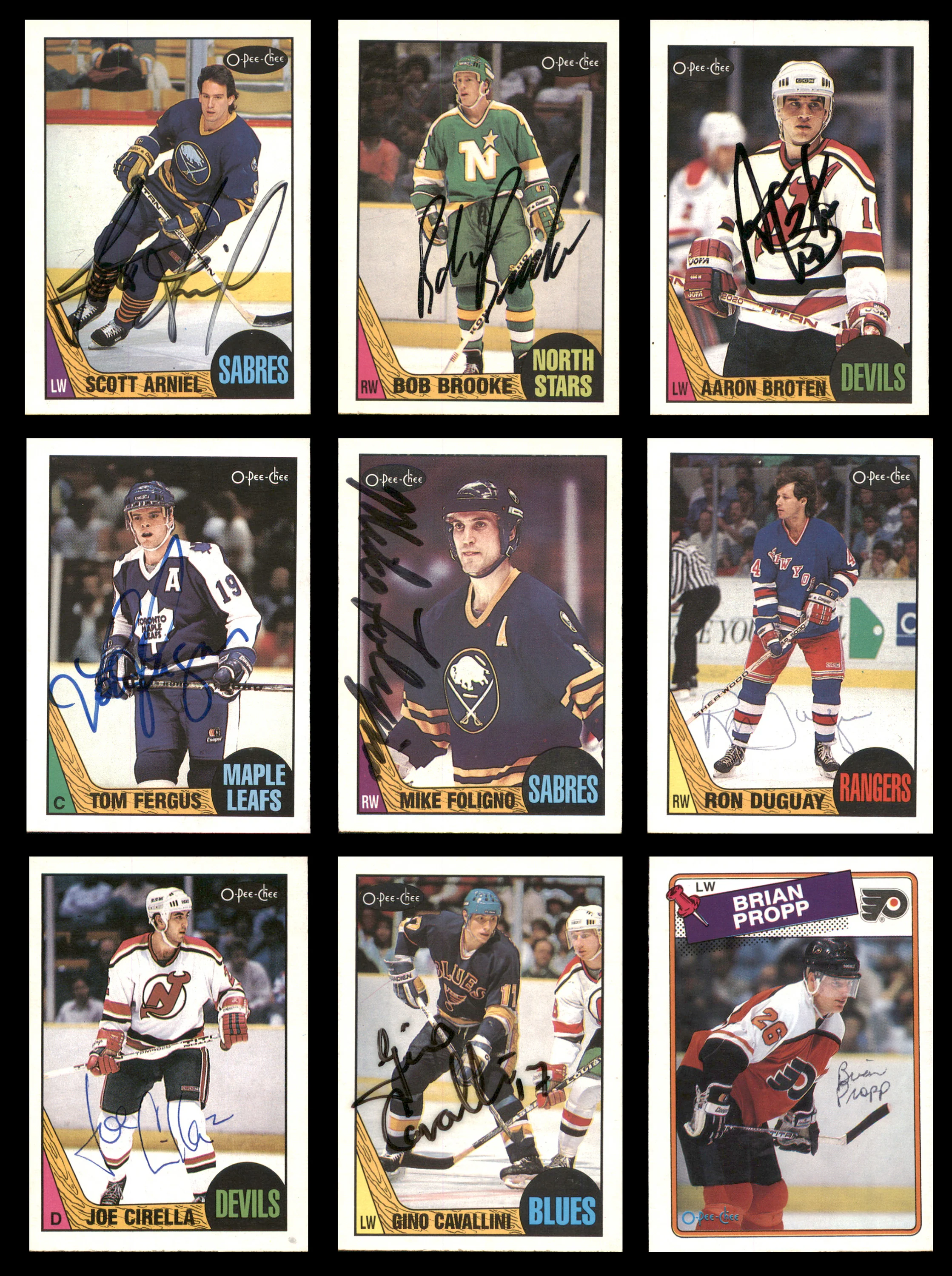 1981-1990 Hockey Autographed Cards (67 Count Lot) SKU #257882 - Image 4