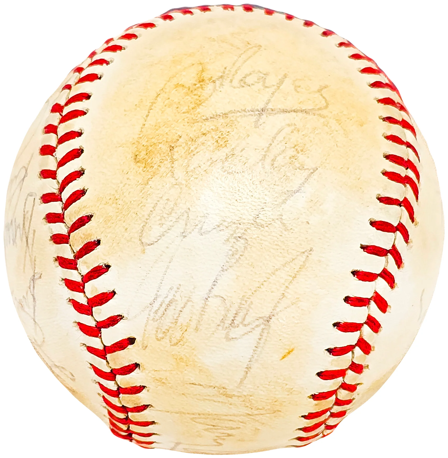 1981 Seattle Mariners Team Signed Autographed Baseball With 23 Signatures SKU #218503 - Image 2