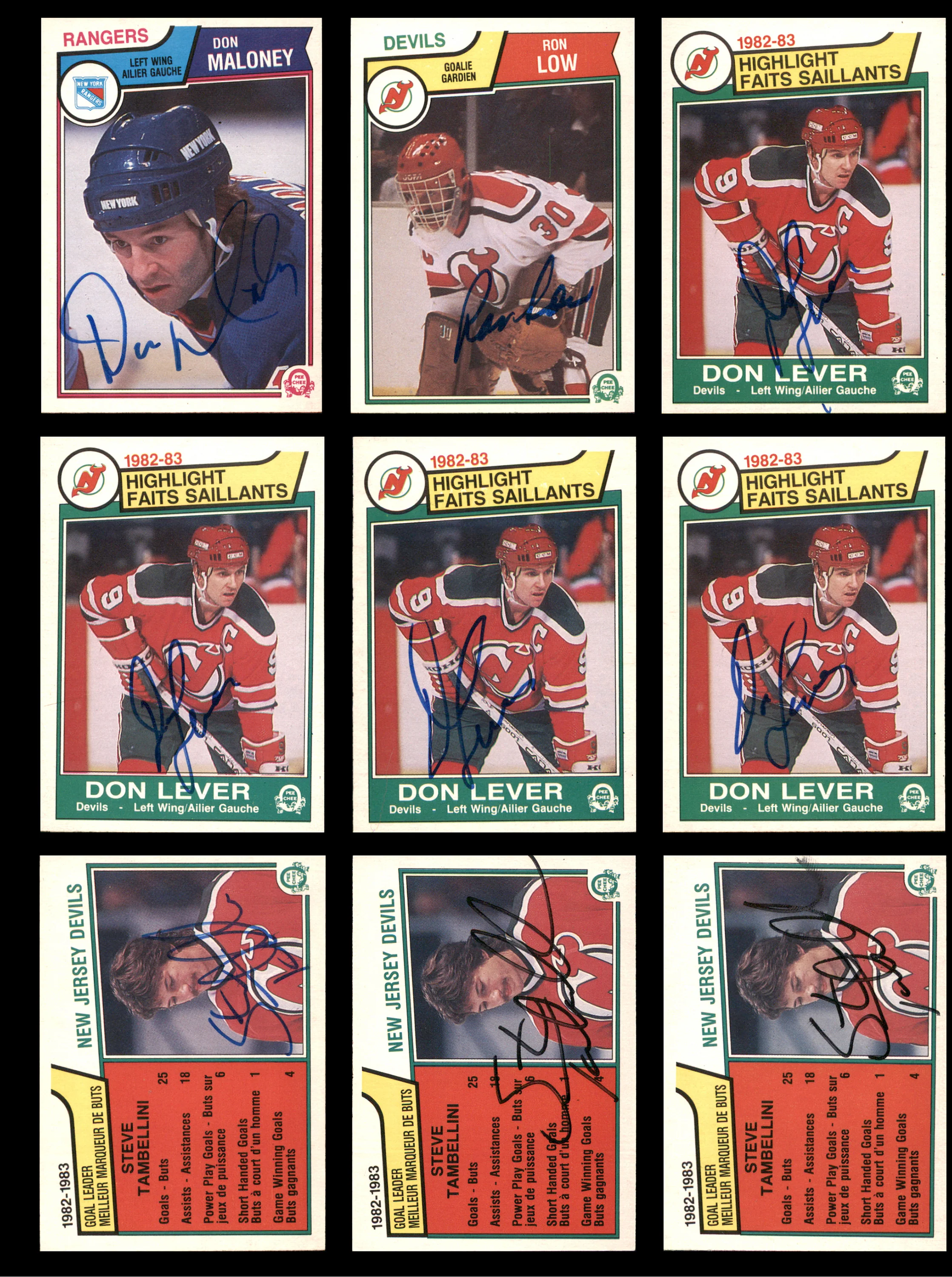 1983-84 O-Pee-Chee Hockey Autographed Cards (72 Count Lot) SKU #257861 - Image 4
