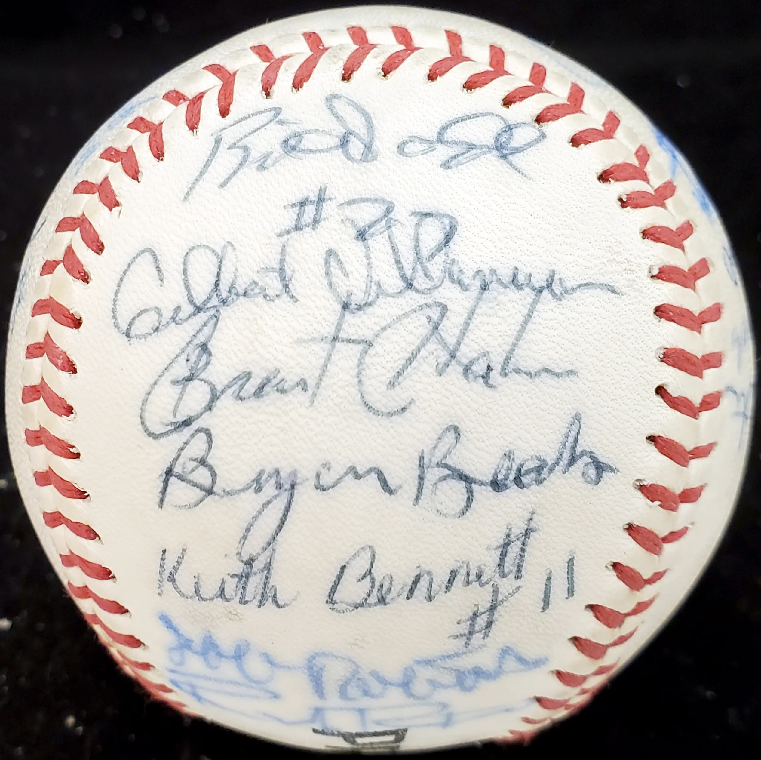1983 Arizona State Autographed Official Wilson Baseball With 26 Signatures Including Barry Bonds Pre-Rookie Beckett BAS #AA01889 - Image 4