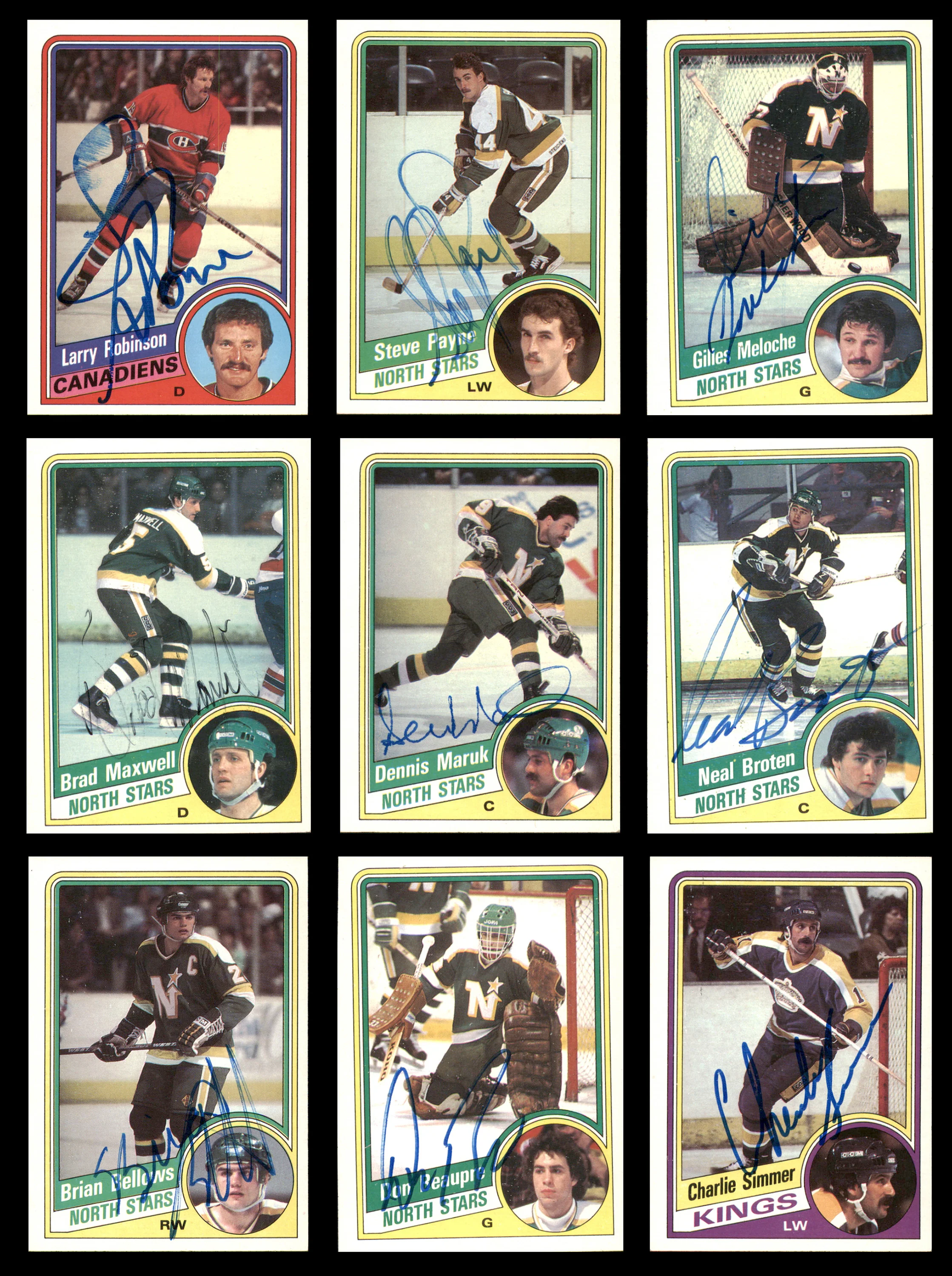 1984-85 Topps Hockey Autographed Cards (71 Count Lot - All Different) SKU #257874 - Image 5