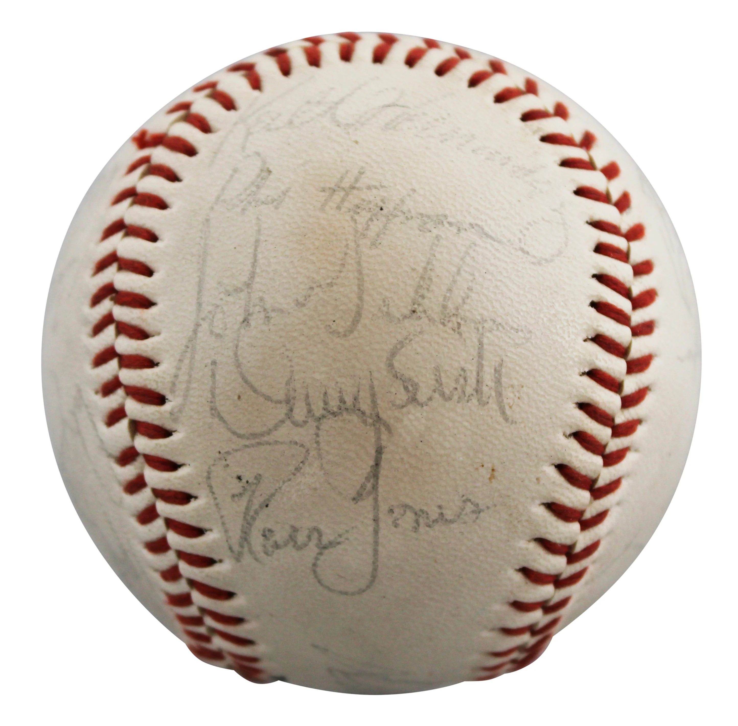 1984 Mets (22) Hernandez, Darling, Strawberry +19 Signed Baseball BAS #AE64194 - Image 4