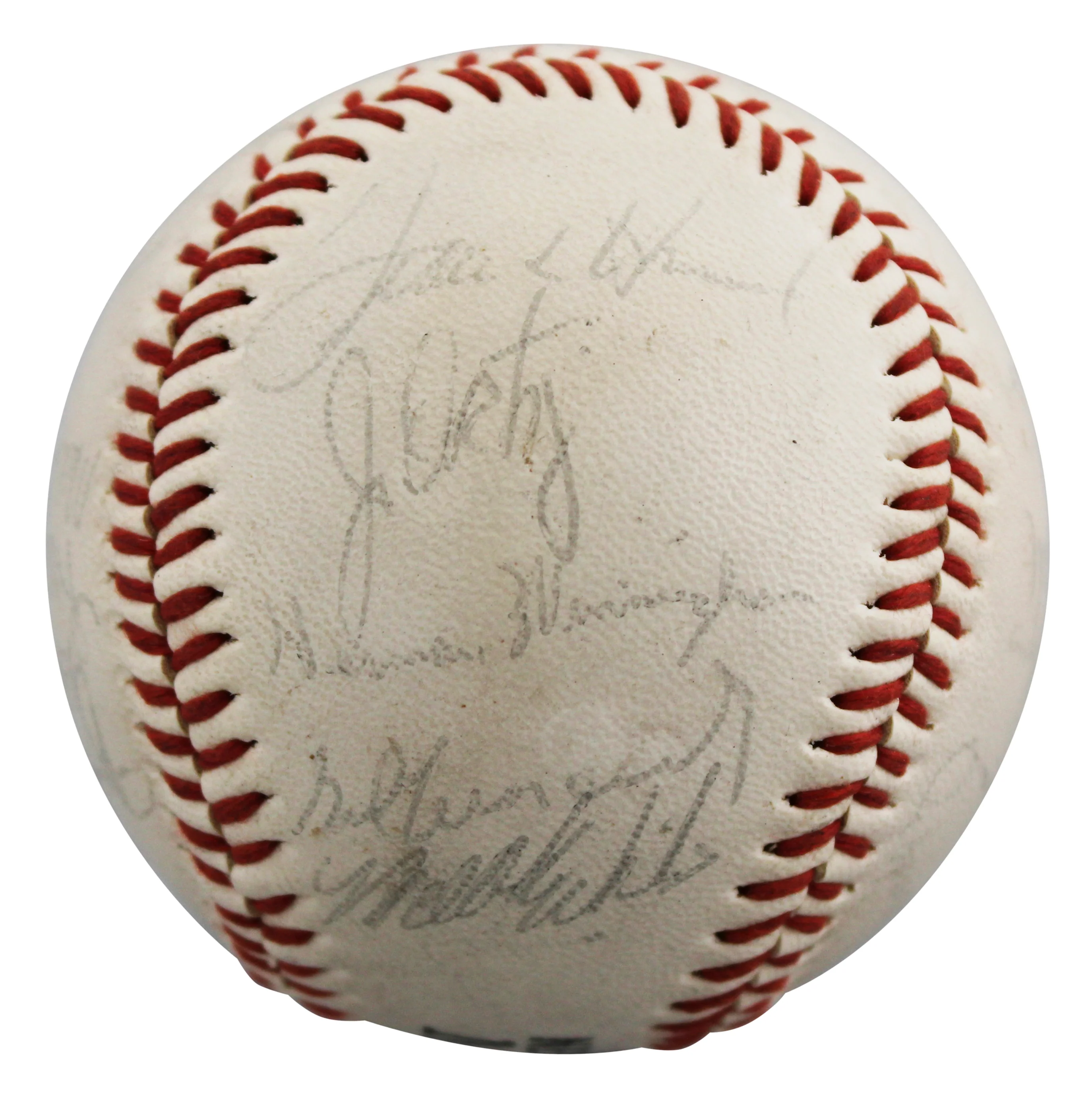 1984 Mets (22) Hernandez, Darling, Strawberry +19 Signed Baseball BAS #AE64194 - Image 6