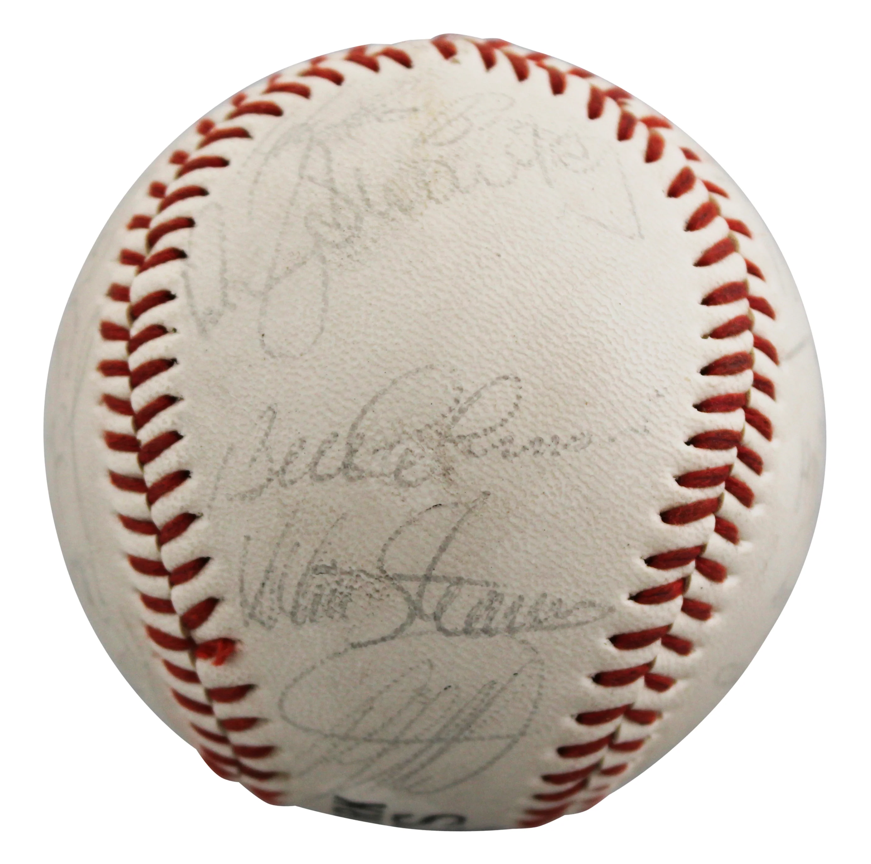 1984 Mets (22) Hernandez, Darling, Strawberry +19 Signed Baseball BAS #AE64194 - Image 7