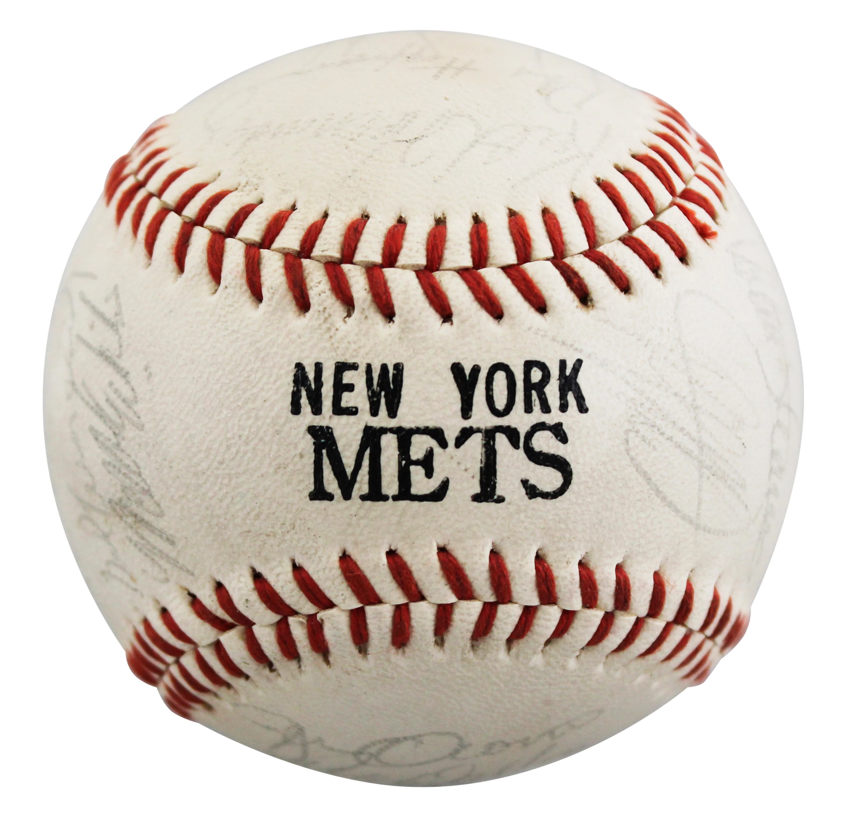 1984 Mets (22) Hernandez, Darling, Strawberry +19 Signed Baseball BAS #AE64194 - Image 8