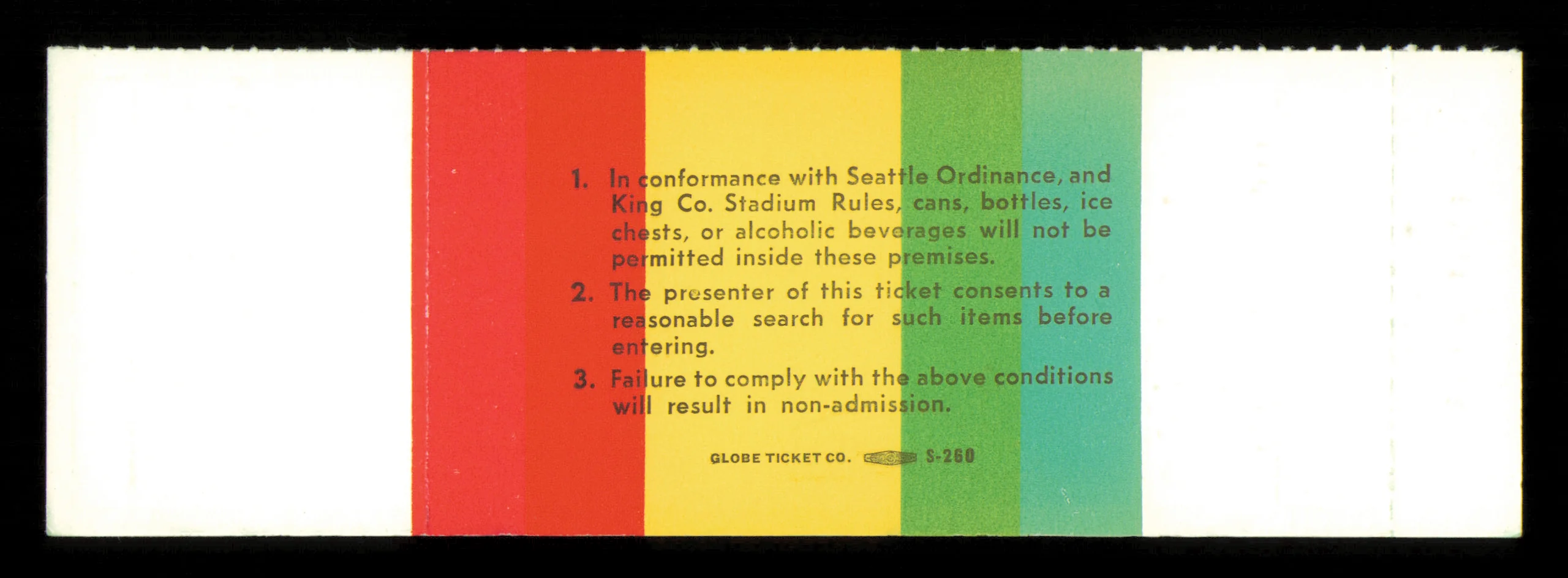 1984 NCAA Basketball Tournament Finals Unsigned Full Ticket Georgetown vs. Houston in Seattle SKU #222588 - Image 2