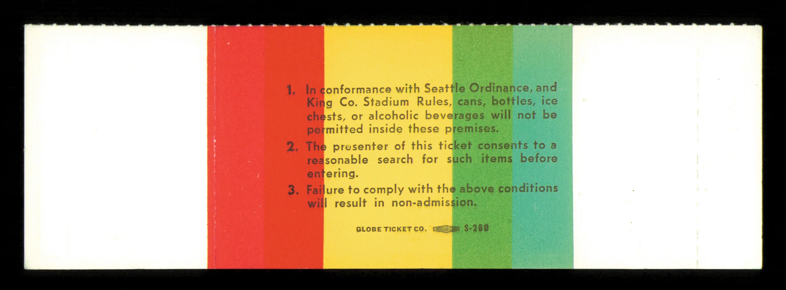 1984 NCAA Basketball Tournament Finals Unsigned Full Ticket Georgetown vs. Houston in Seattle SKU #222591 - Image 2