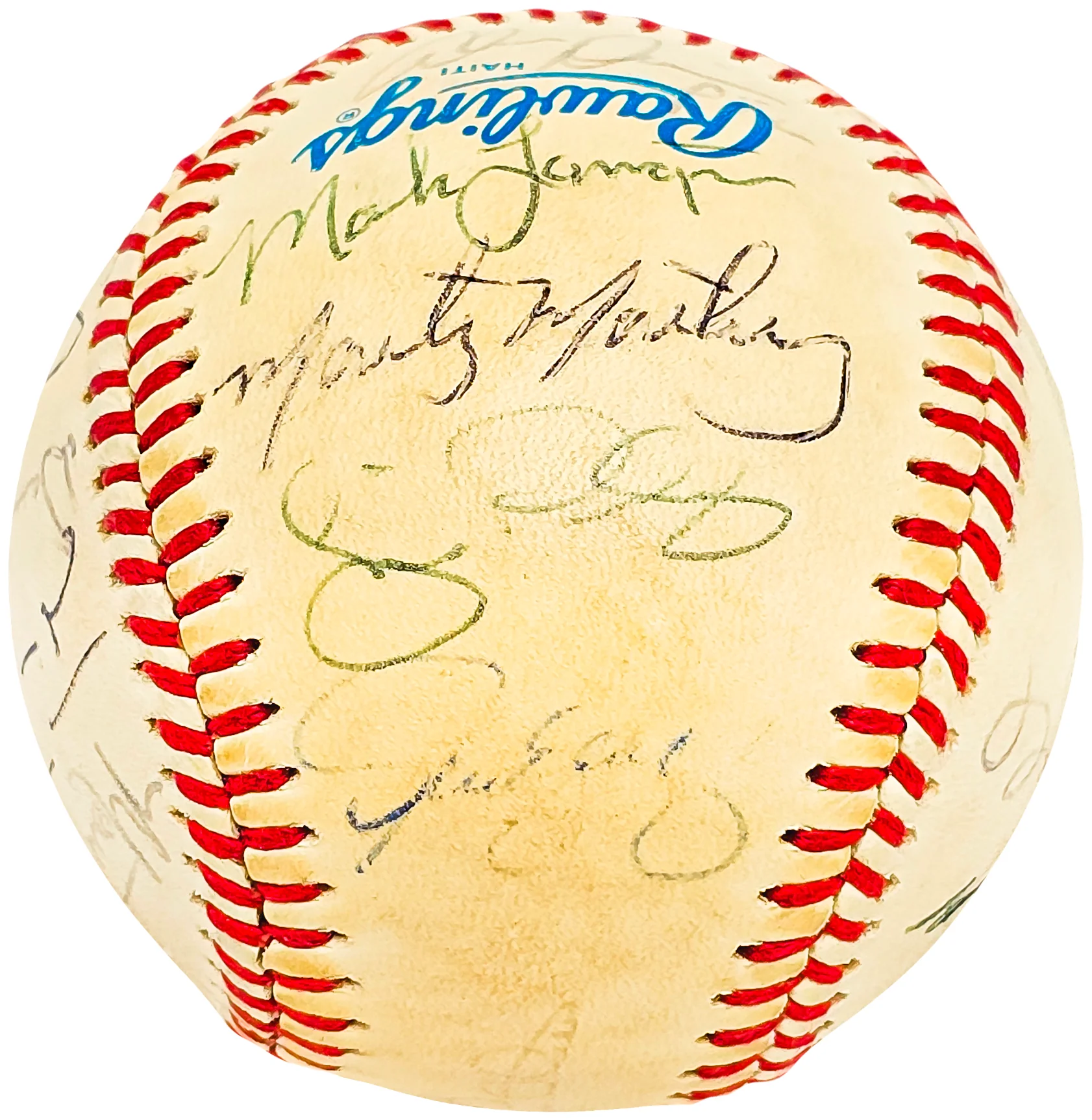 1985 Seattle Mariners Team Signed Autographed Official AL Baseball With 24 Signatures SKU #218499 - Image 4