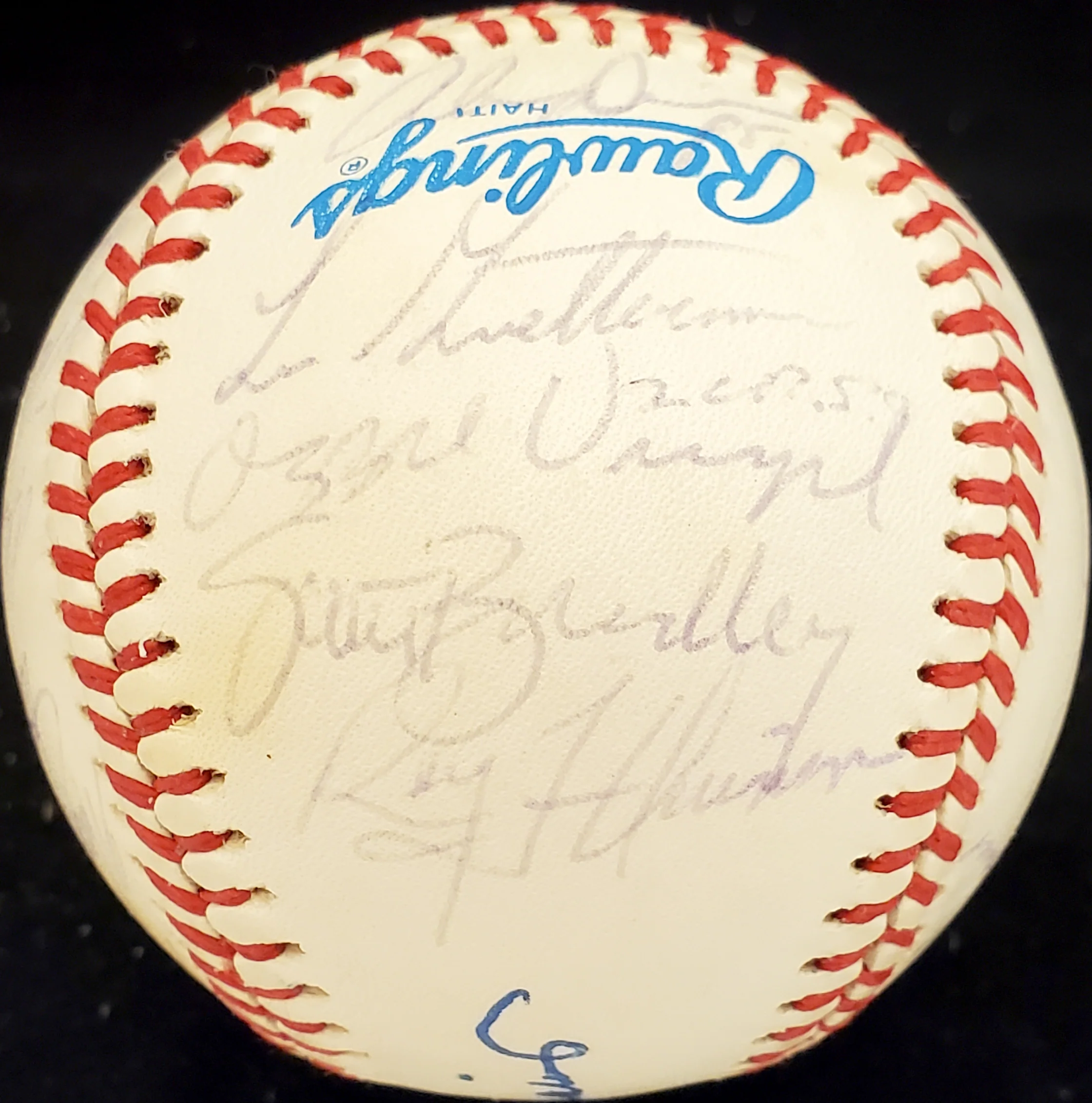 1986 Seattle Mariners Autographed Official AL Baseball With 25 Total Signatures Including Dick Williams SKU #192484 - Image 3