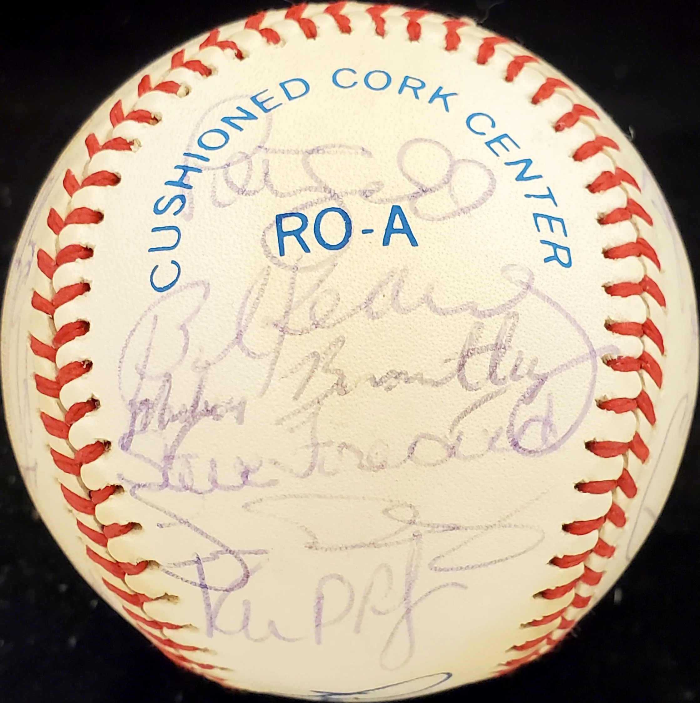 1986 Seattle Mariners Autographed Official AL Baseball With 25 Total Signatures Including Dick Williams SKU #192484 - Image 5