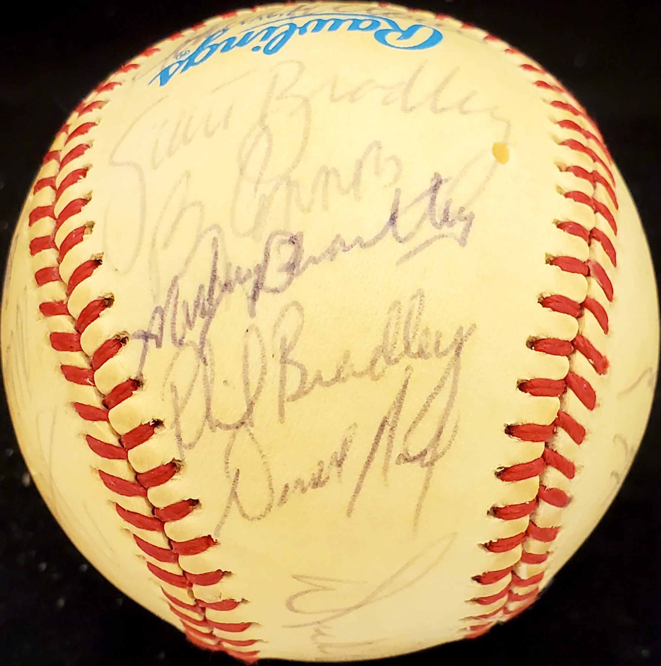 1987 Seattle Mariners Autographed Official AL Baseball With 25 Total Signatures Including Dick Williams SKU #192488 - Image 2