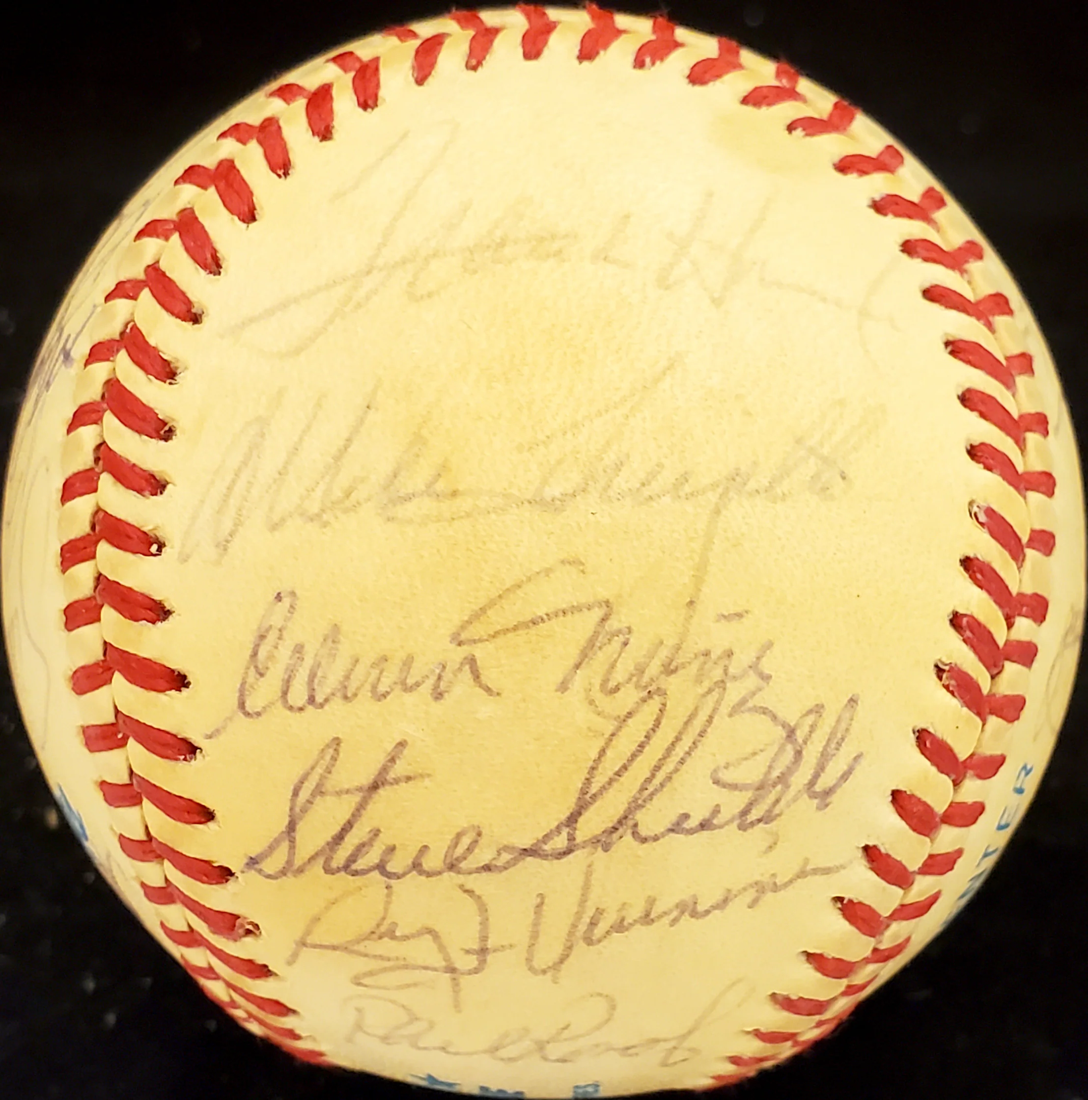 1987 Seattle Mariners Autographed Official AL Baseball With 25 Total Signatures Including Dick Williams SKU #192488 - Image 3