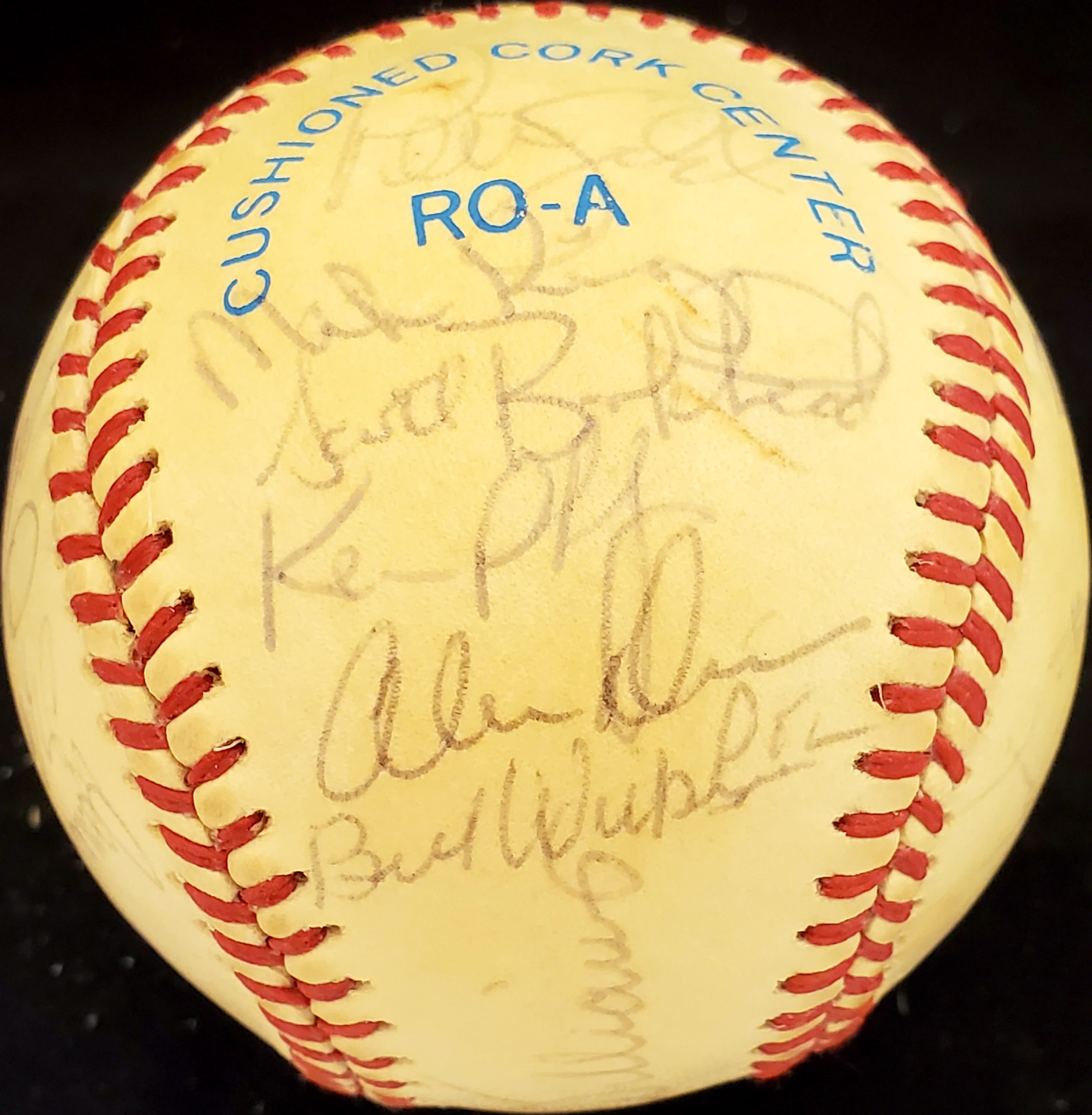 1987 Seattle Mariners Autographed Official AL Baseball With 25 Total Signatures Including Dick Williams SKU #192488 - Image 5