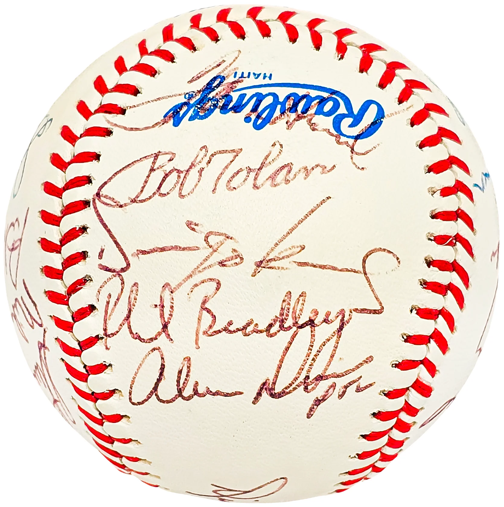 1987 Seattle Mariners Team Signed Autographed Official AL Baseball With 19 Signatures SKU #220705 - Image 2