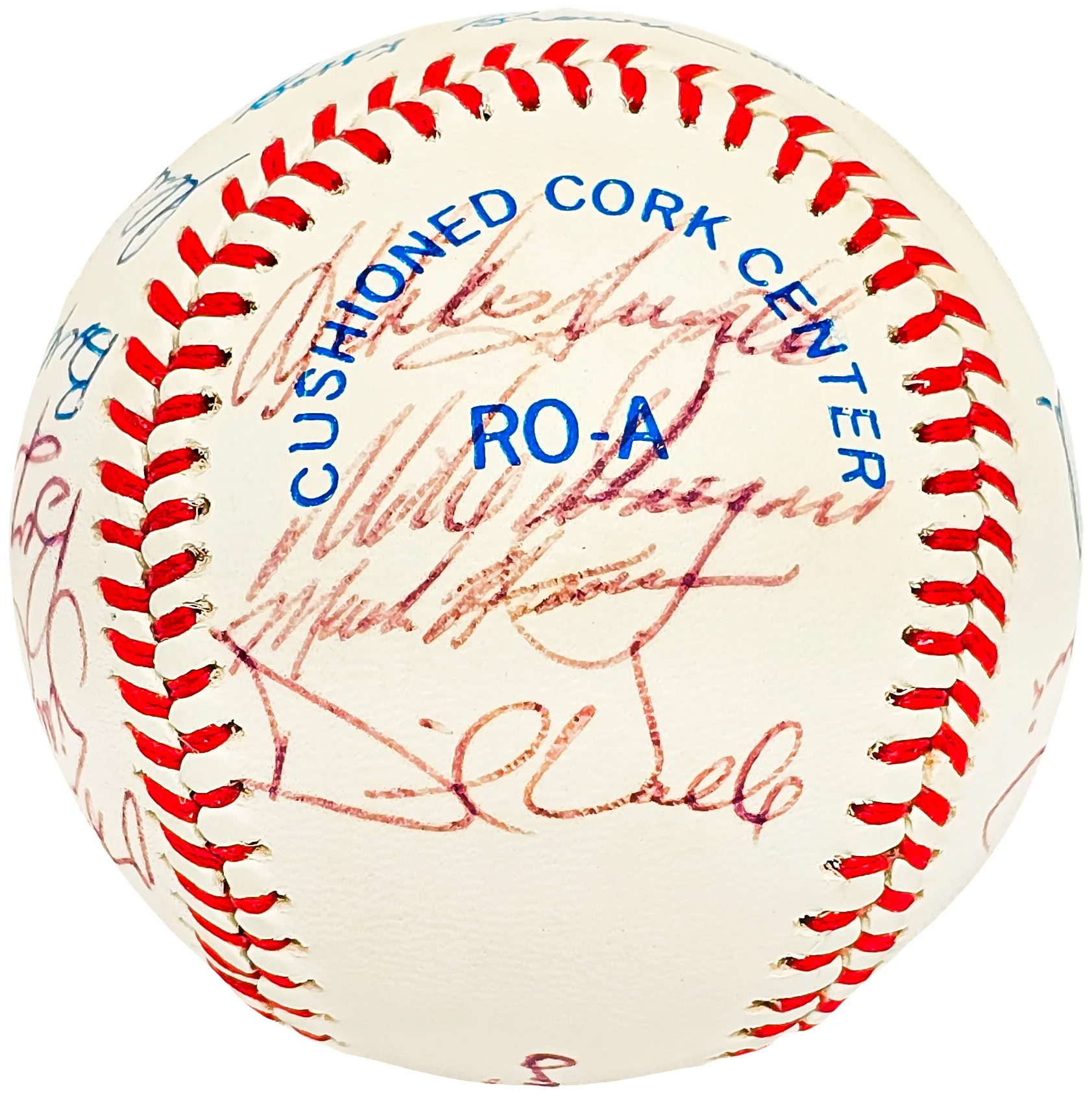 1987 Seattle Mariners Team Signed Autographed Official AL Baseball With 19 Signatures SKU #220705 - Image 3