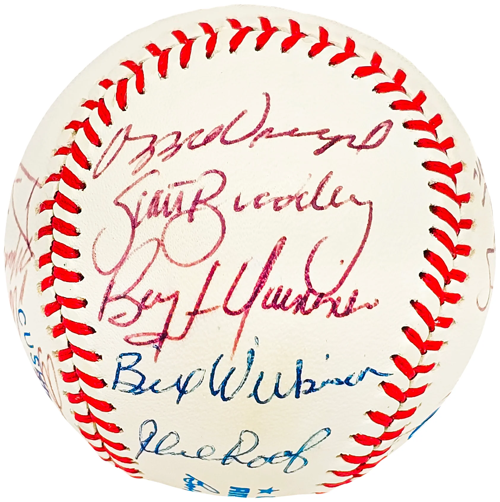 1987 Seattle Mariners Team Signed Autographed Official AL Baseball With 19 Signatures SKU #220705 - Image 5