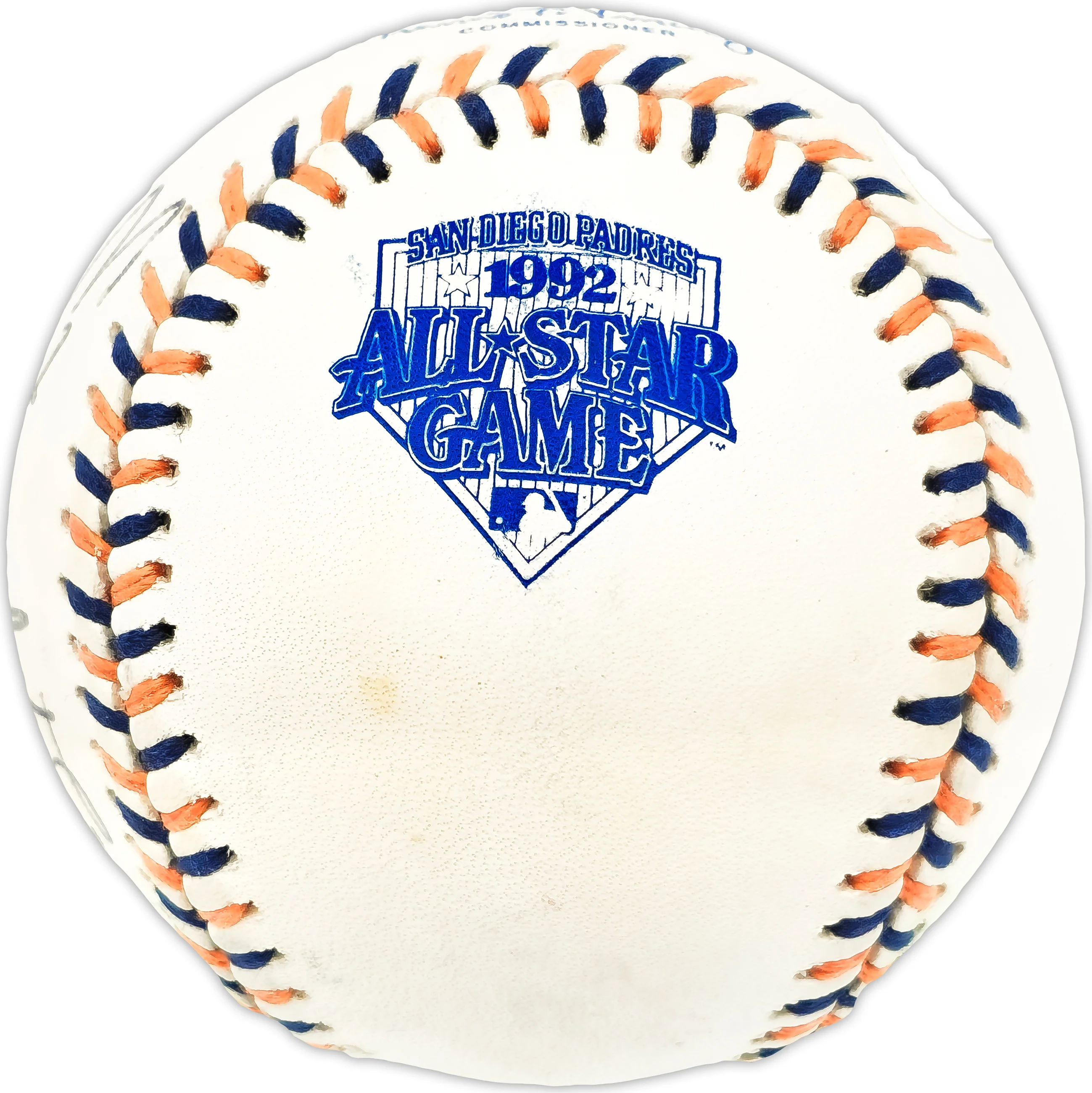 1992 MLB All Star Game Umpires Autographed Official 1992 All Star Game Logo MLB Baseball With 5 Signatures Including Doug Harvey JSA #LL64977 - Image 5