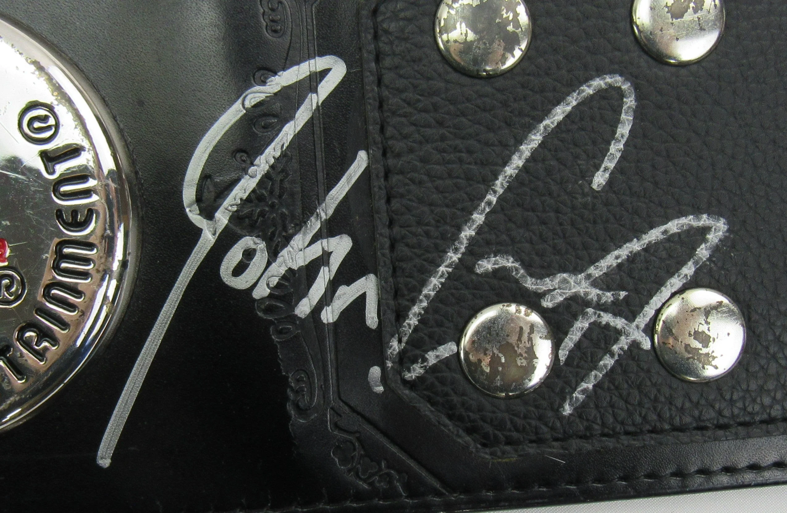 John Cena Signed WWE United States Championship Replica JSA CL29253 - Image 2