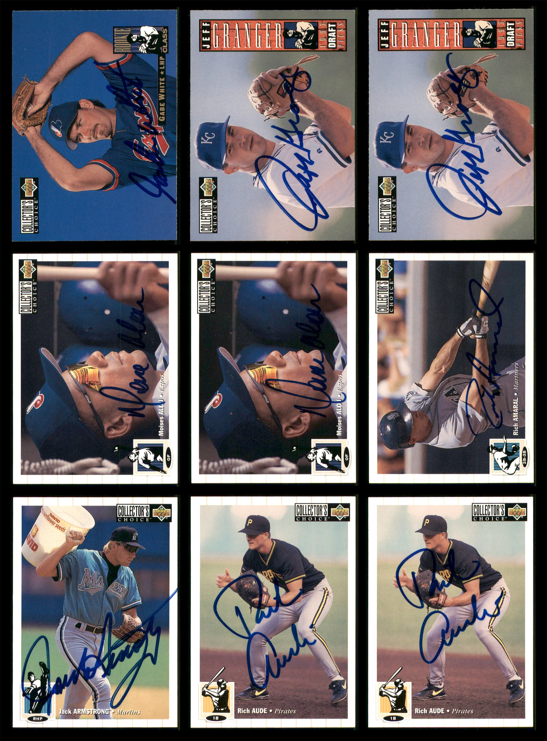 1994 Upper Deck Collector's Choice Baseball Autographed Cards Lot Of 87 SKU #185576 - Image 2