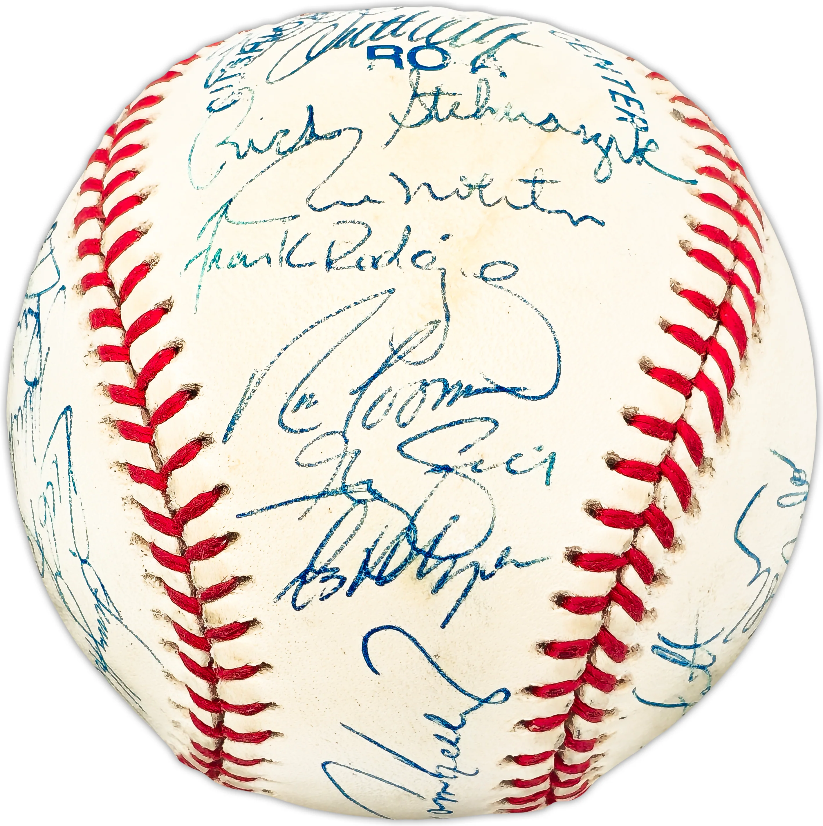 1997 Minnesota Twins Team Autographed Official AL Baseball With 31 Signatures Including Paul Monitor SKU #225424 - Image 3
