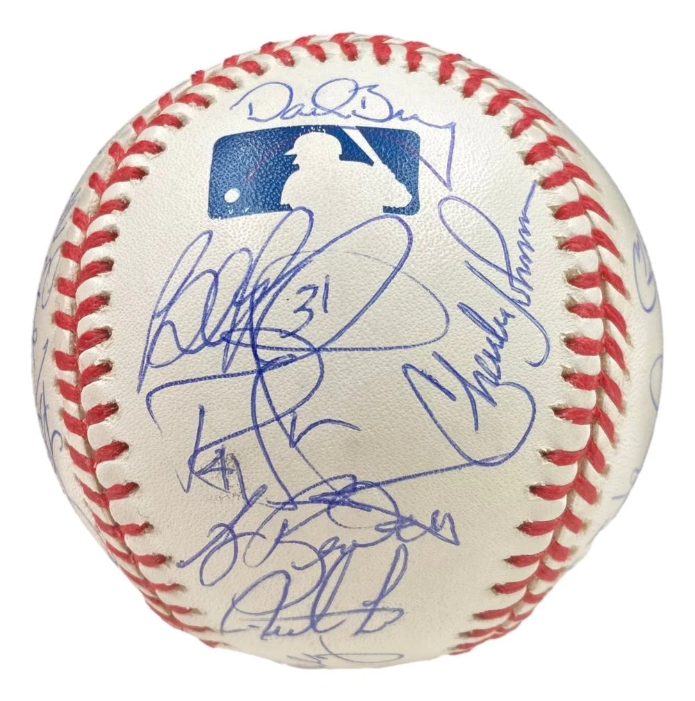 2001 Florida Marlins (32) Team Signed Rawlings Official MLB Baseball BAS LOA - Image 3