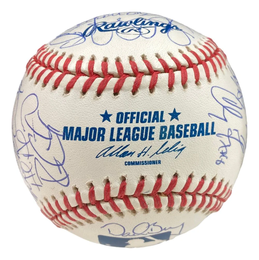 2001 Florida Marlins (32) Team Signed Rawlings Official MLB Baseball BAS LOA - Image 6