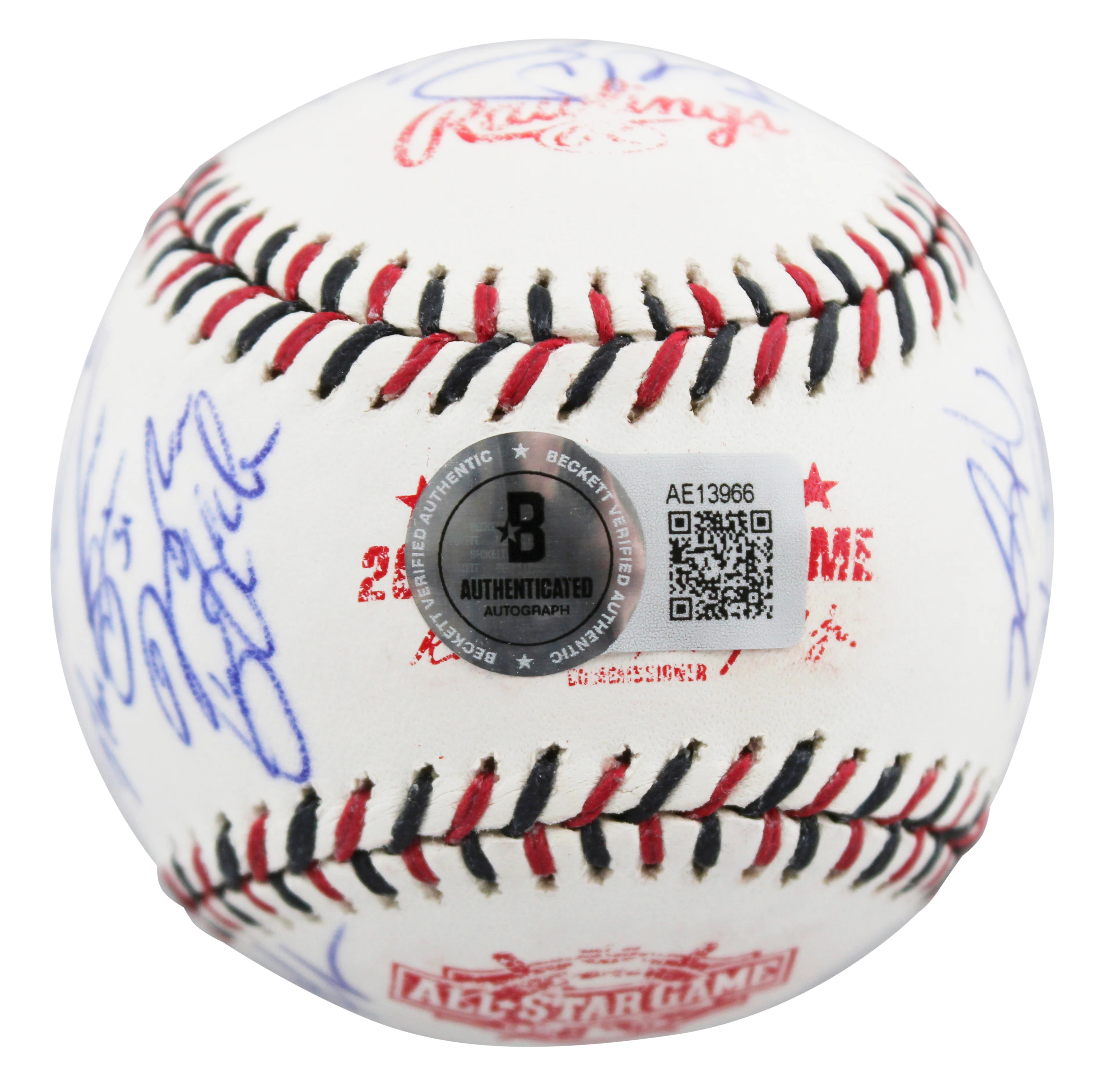 2015 NL ASG (26) Bryant, deGrom, Kershaw, Scherzer Signed Baseball BAS #AE13966 - Image 6