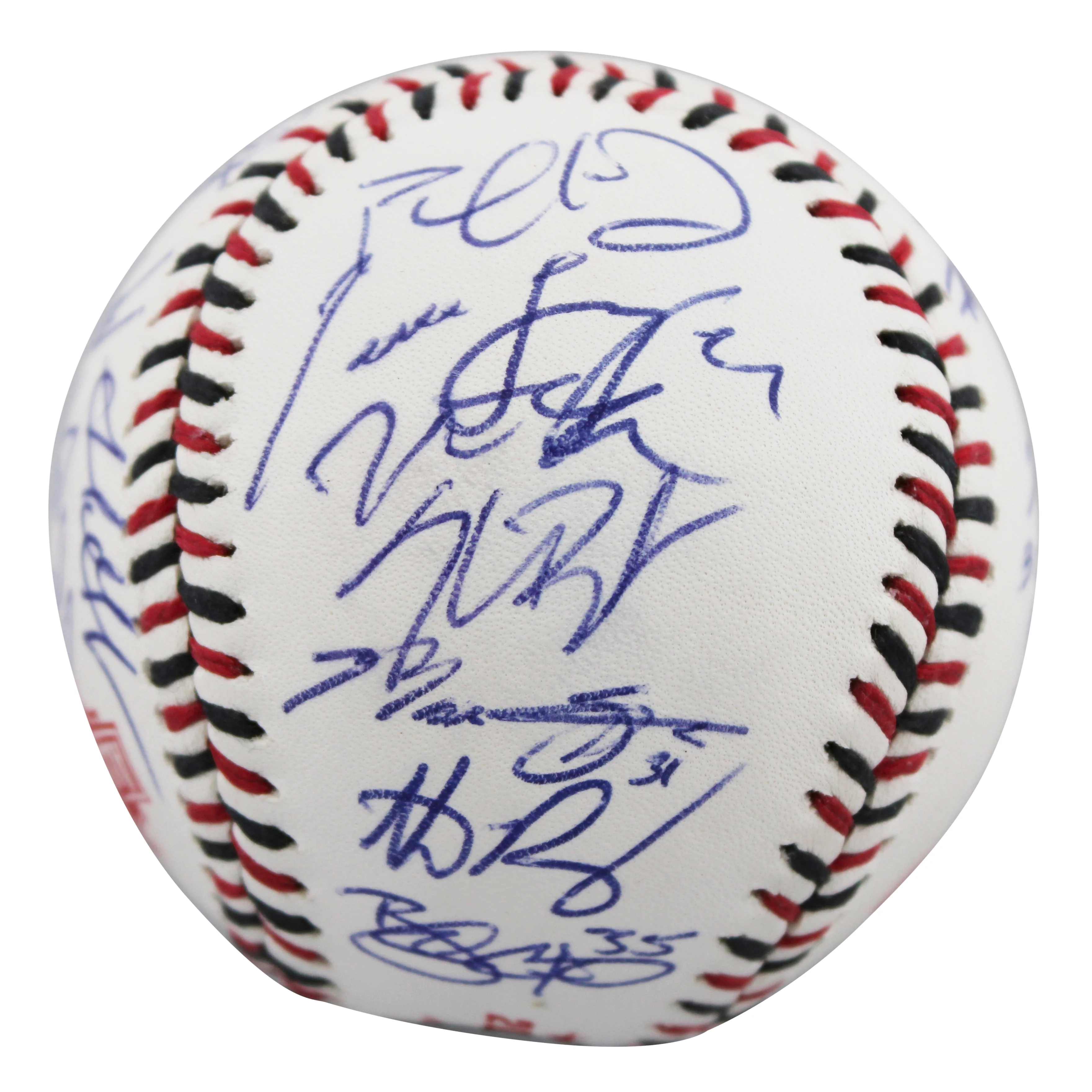 2015 NL ASG (26) Bryant, deGrom, Kershaw, Scherzer Signed Baseball BAS #AE13968 - Image 3