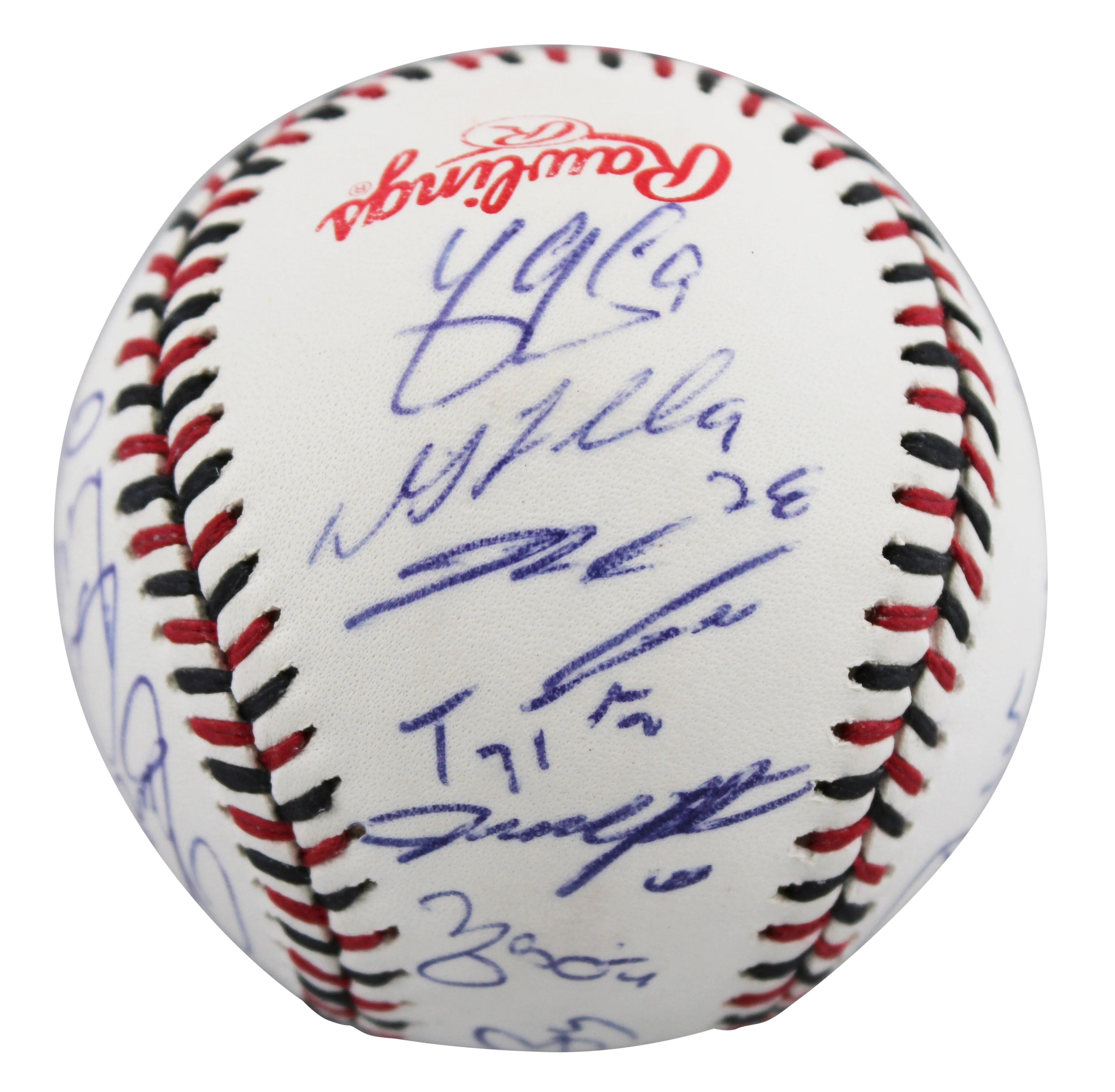 2015 NL ASG (26) Bryant, deGrom, Kershaw, Scherzer Signed Baseball BAS #AE13968 - Image 5