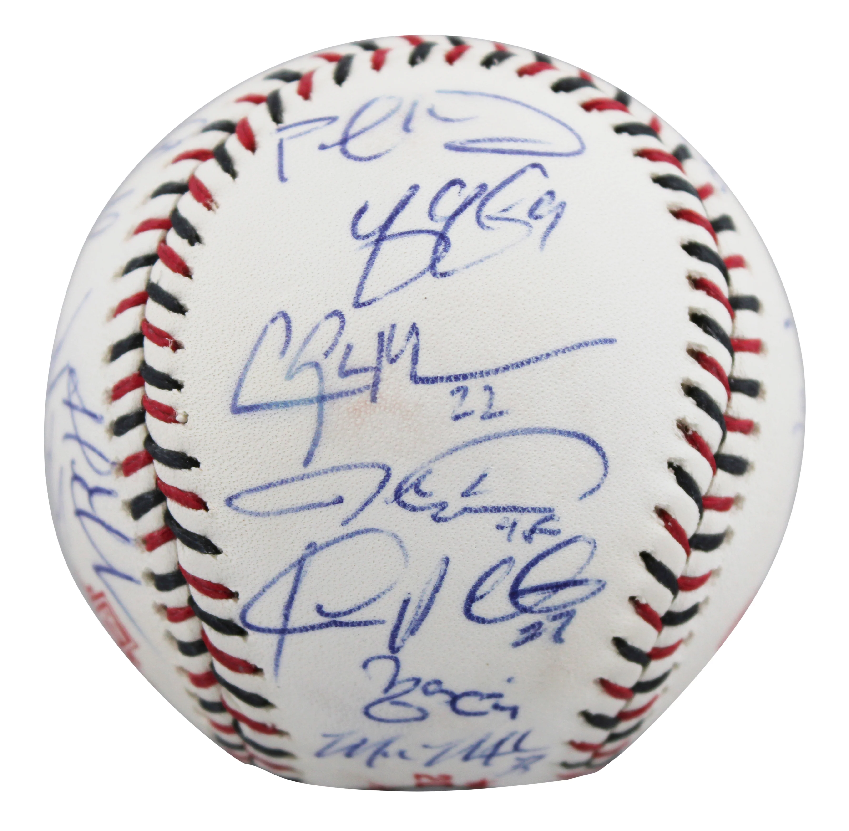 2015 NL ASG (27) Bryant, deGrom, Kershaw, Scherzer Signed Baseball BAS #AE13969 - Image 5
