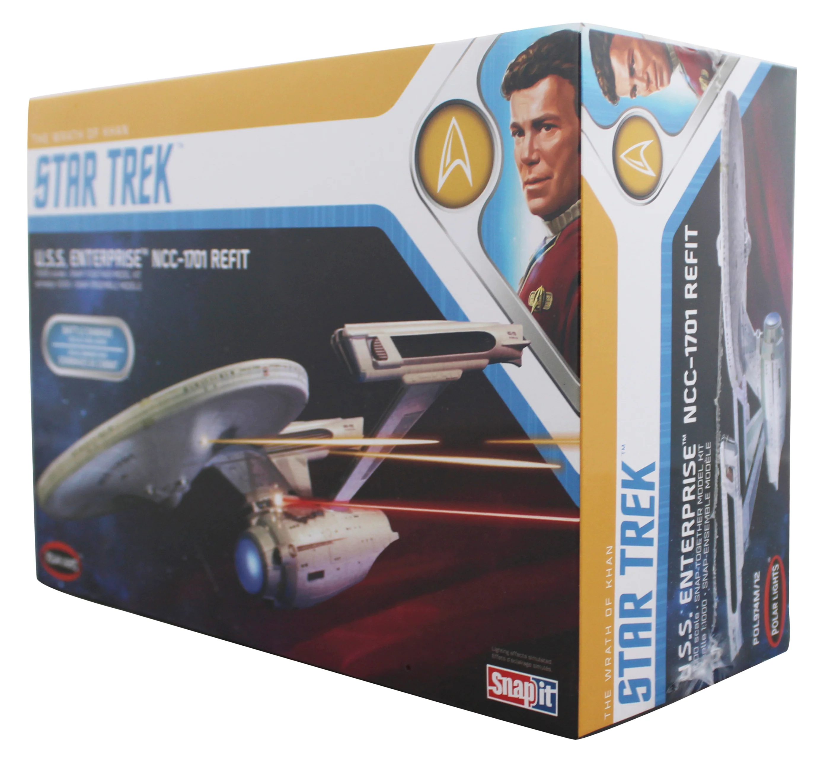 2020 Polar Lights Star Trek U.S.S. Enterprise NCC-1701 Refit 1:1000 Scale Model - Image 3