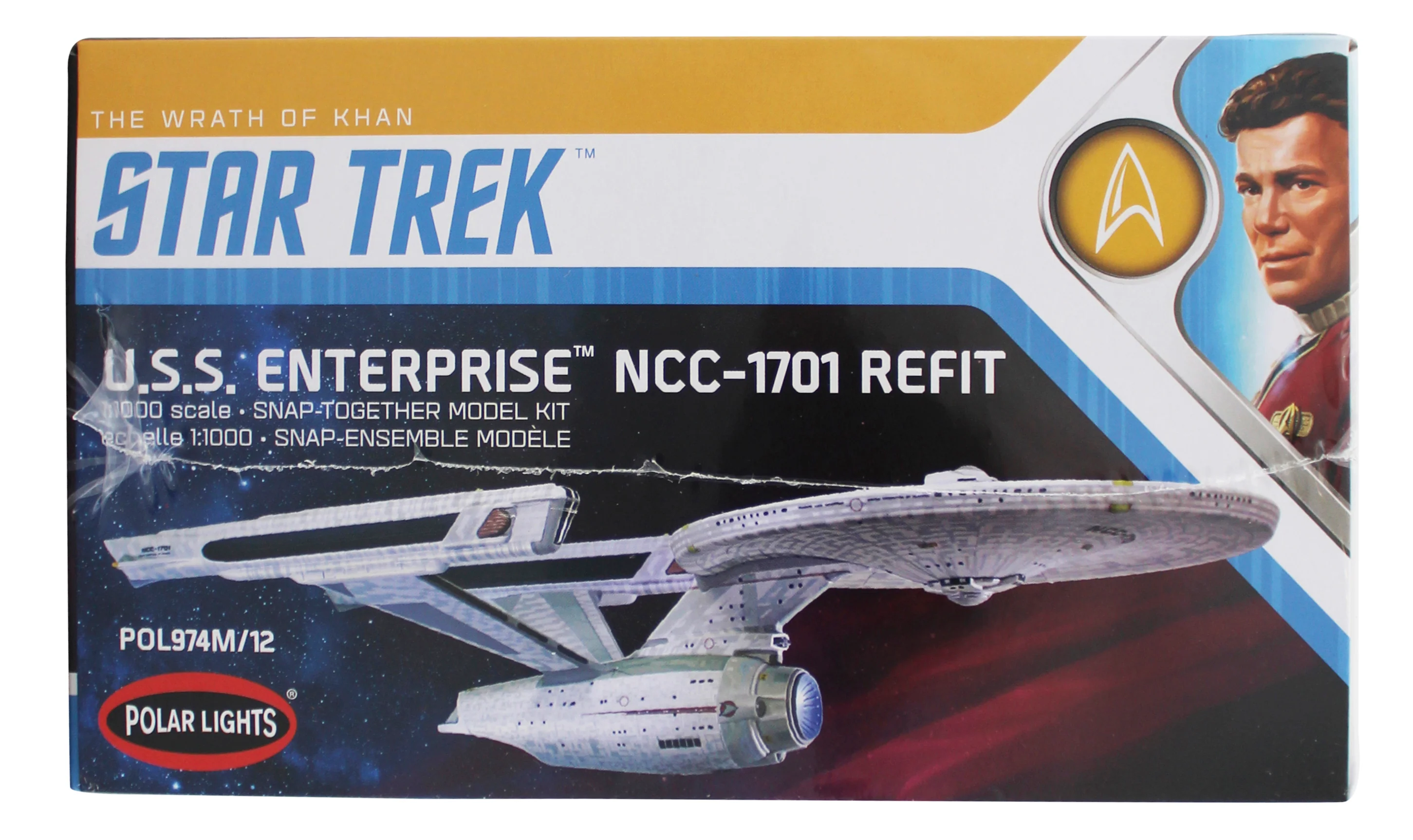 2020 Polar Lights Star Trek U.S.S. Enterprise NCC-1701 Refit 1:1000 Scale Model - Image 4