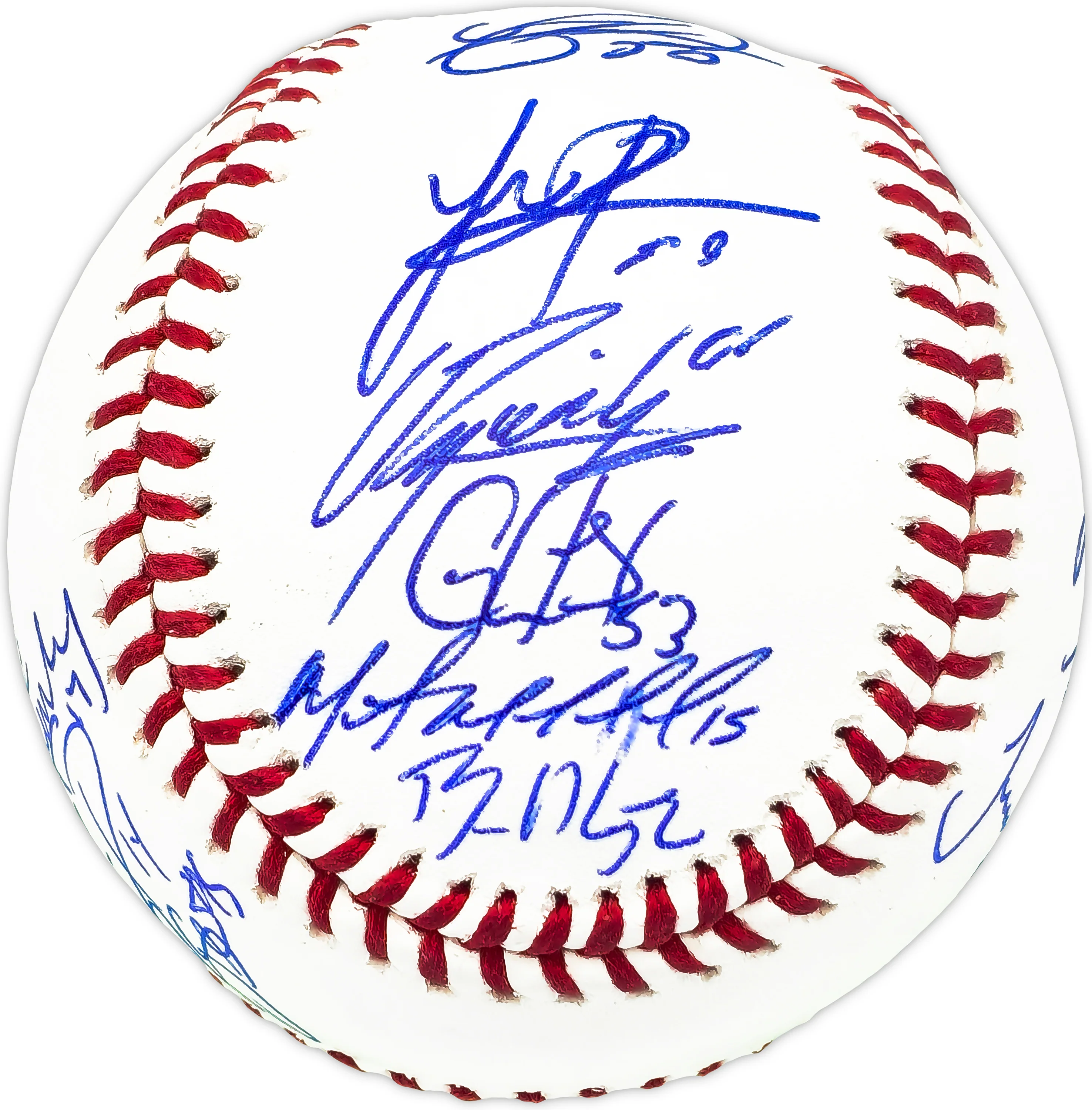 2022 World Series Champion Houston Astros Team Signed Autographed Official 2022 World Series Logo MLB Baseball With 21 Signatures Including Jose Altuve & Yordan Alvarez Beckett BAS Witness #WX88123 - Image 4