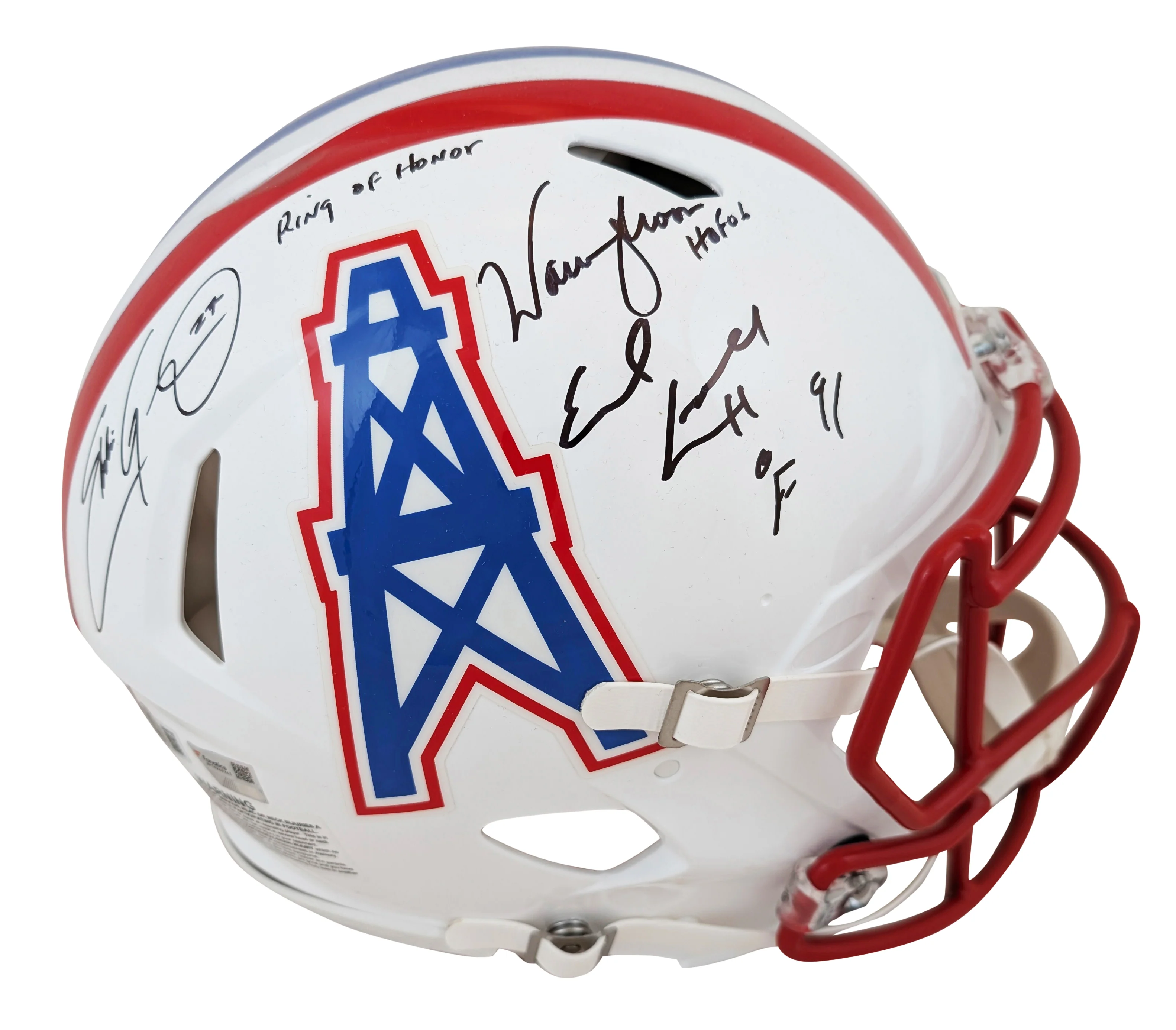 (3) Campbell, George & Moon Signed 81-98 TB F/S Speed Proline Helmet W/ Case BAS - Image 3