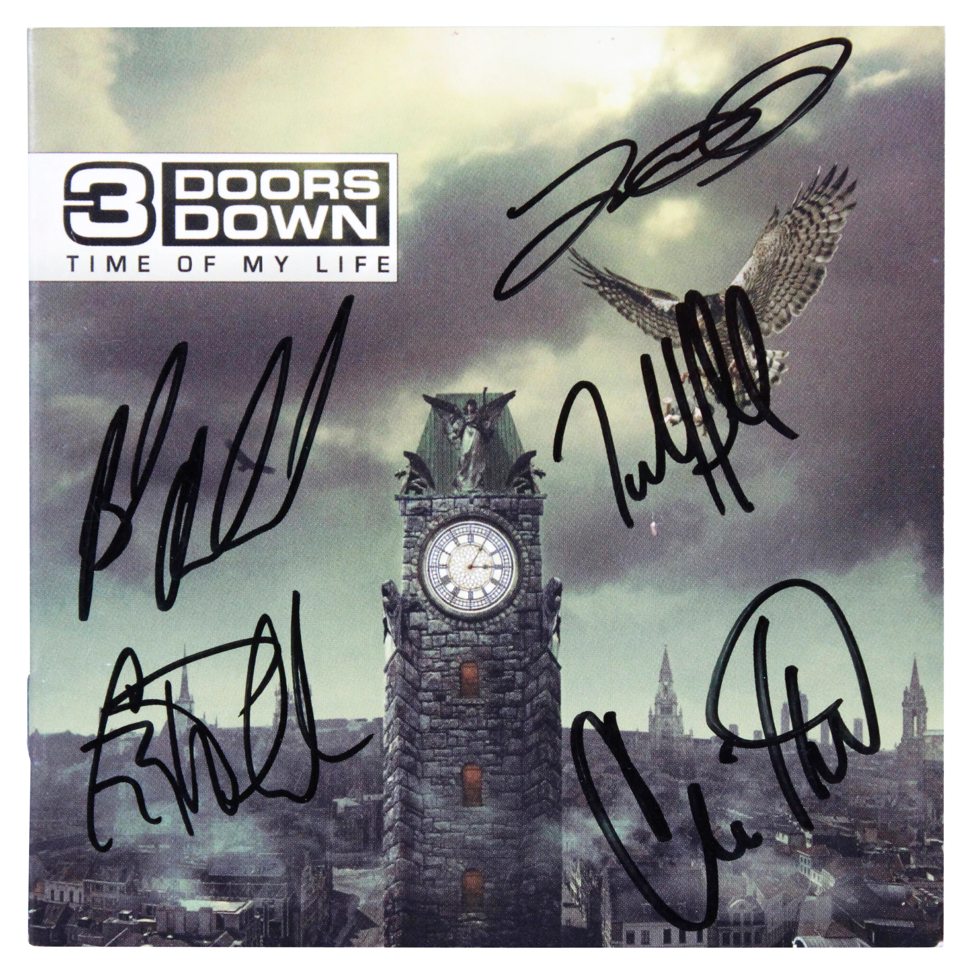 3 Doors Down (5) Arnold, Harrell, Henderson +2 Signed CD Booklet JSA #CL51521 - Image 2