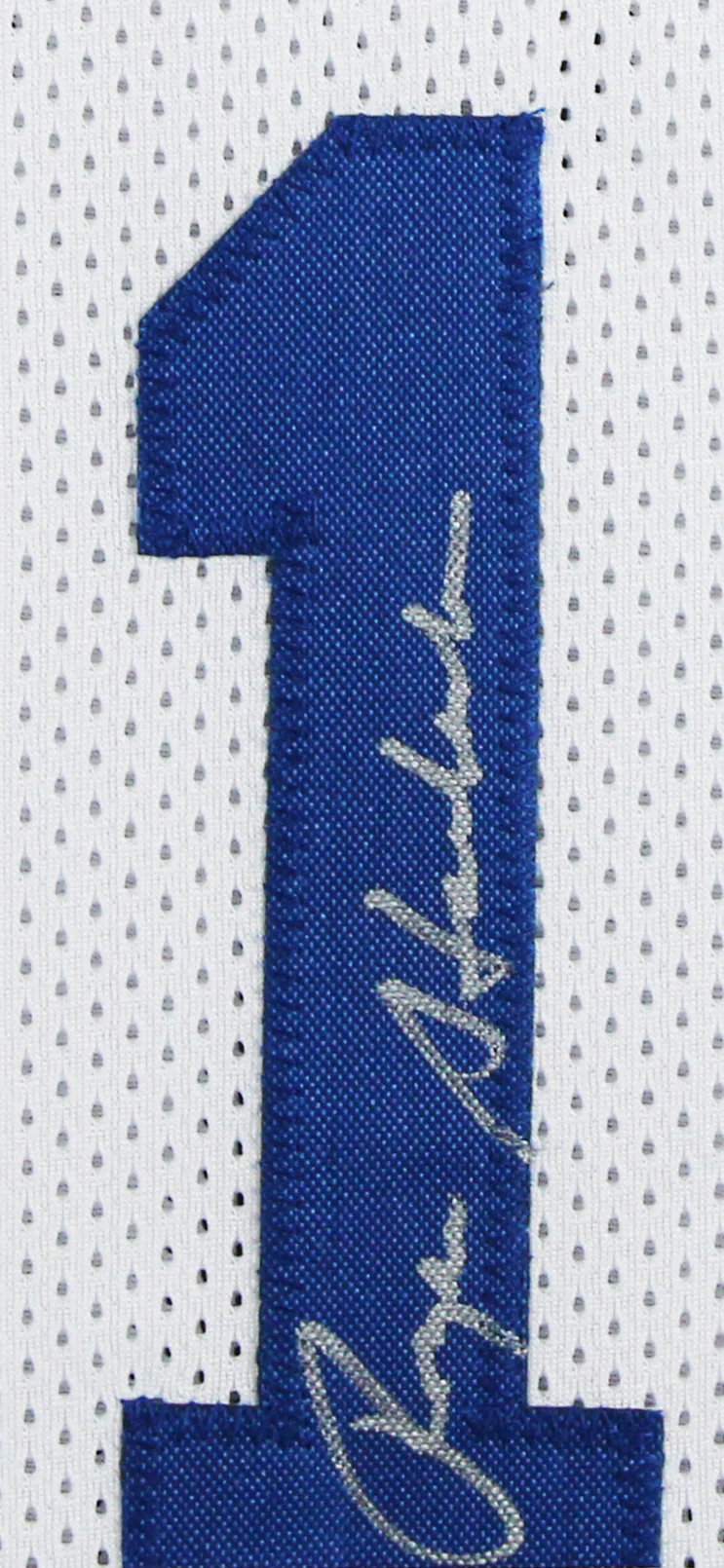 (3) Staubach, Dorsett & Pearson Signed White Pro Style Framed Jersey BAS Witness - Image 5
