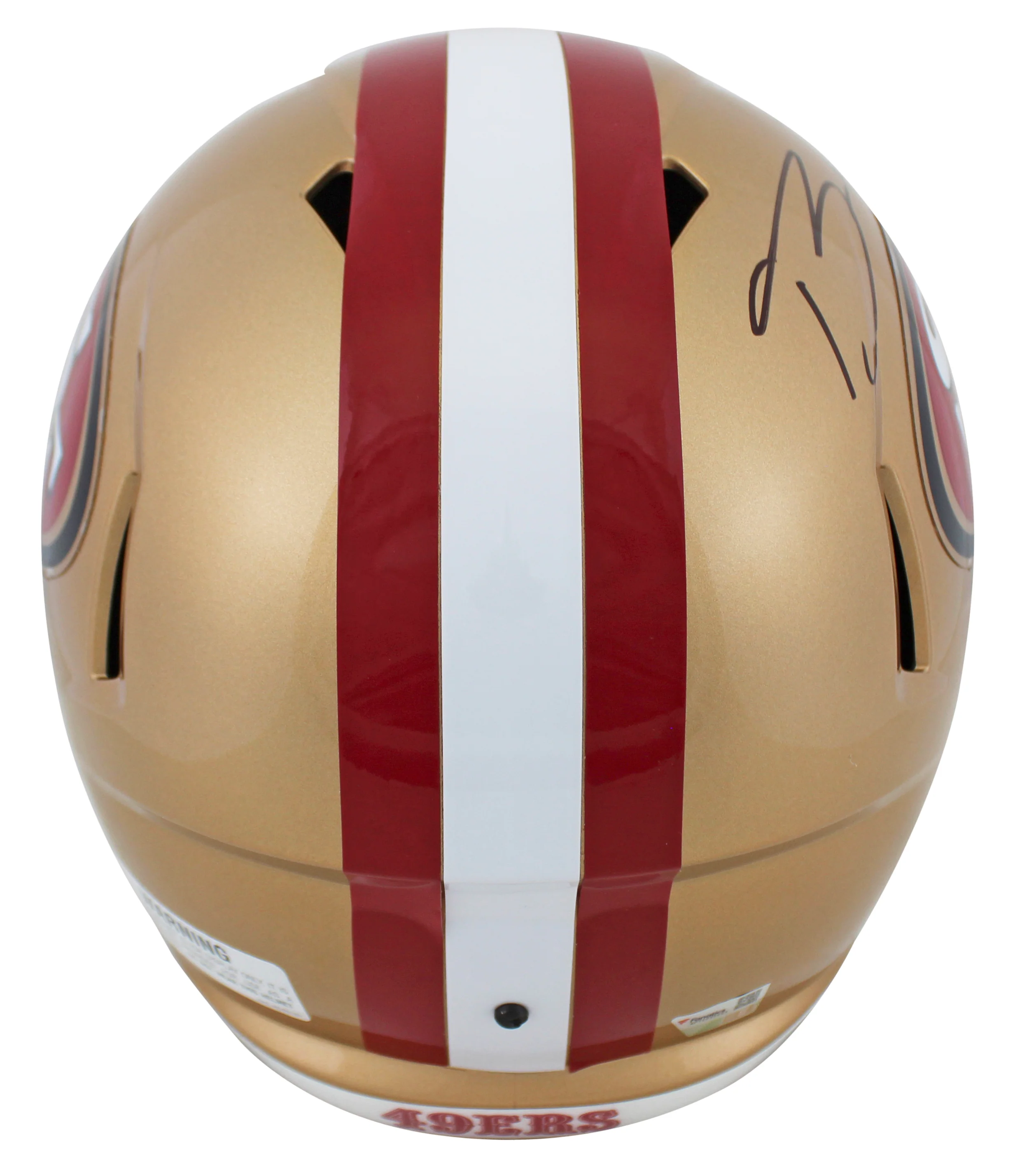 49ers Brock Purdy Authentic Signed Full Size Speed Rep Helmet w/ Case Fanatics - Image 4